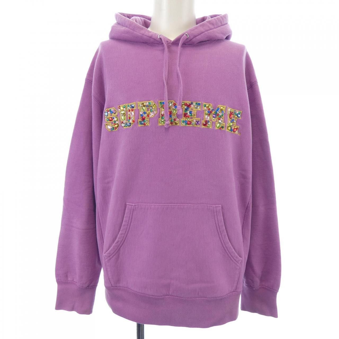 Supreme Supreme Supreme JEWELS HOODED SWEATS Hoodie Cotton Sweatshirts & Hoodies DUTY FREE for USA Size ONE SIZE - 1 Thumbnail