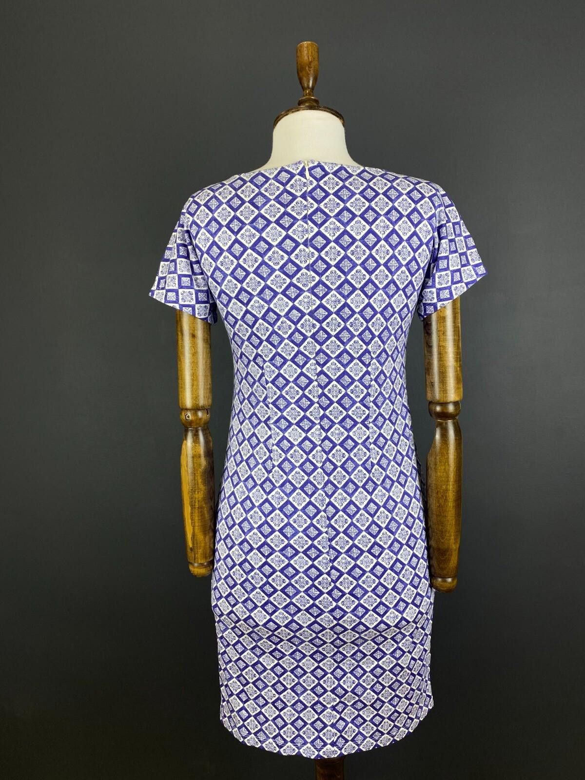 Designer Weekend Max Mara Blue Desiner Short Midi Dress Size 40 Size M / US 6-8 / IT 42-44 - 6 Thumbnail
