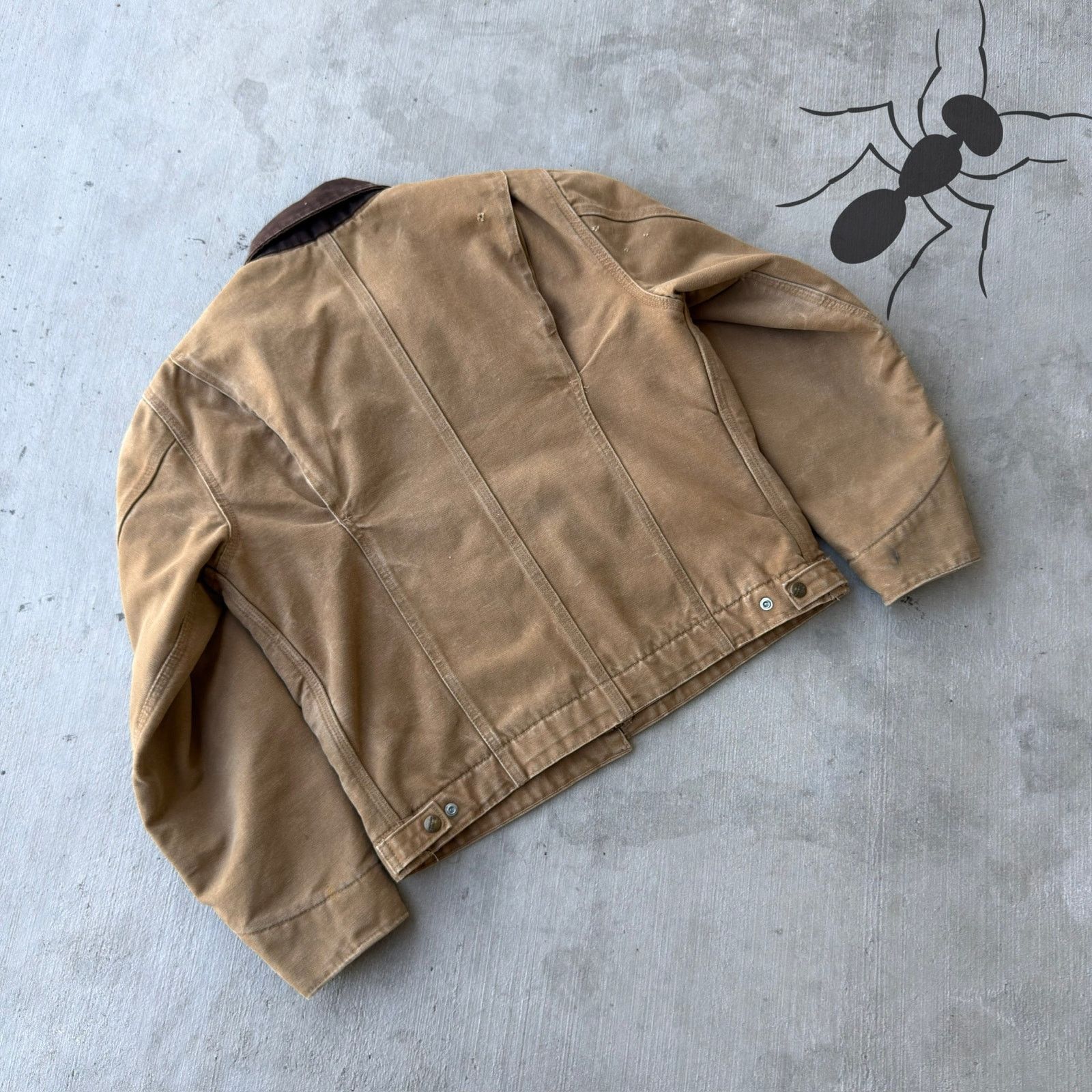 Carhartt × Vintage Carhartt WOMENS WJ097 CML brown work wear jacket Size US M / EU 48-50 / 2 - 6 Thumbnail