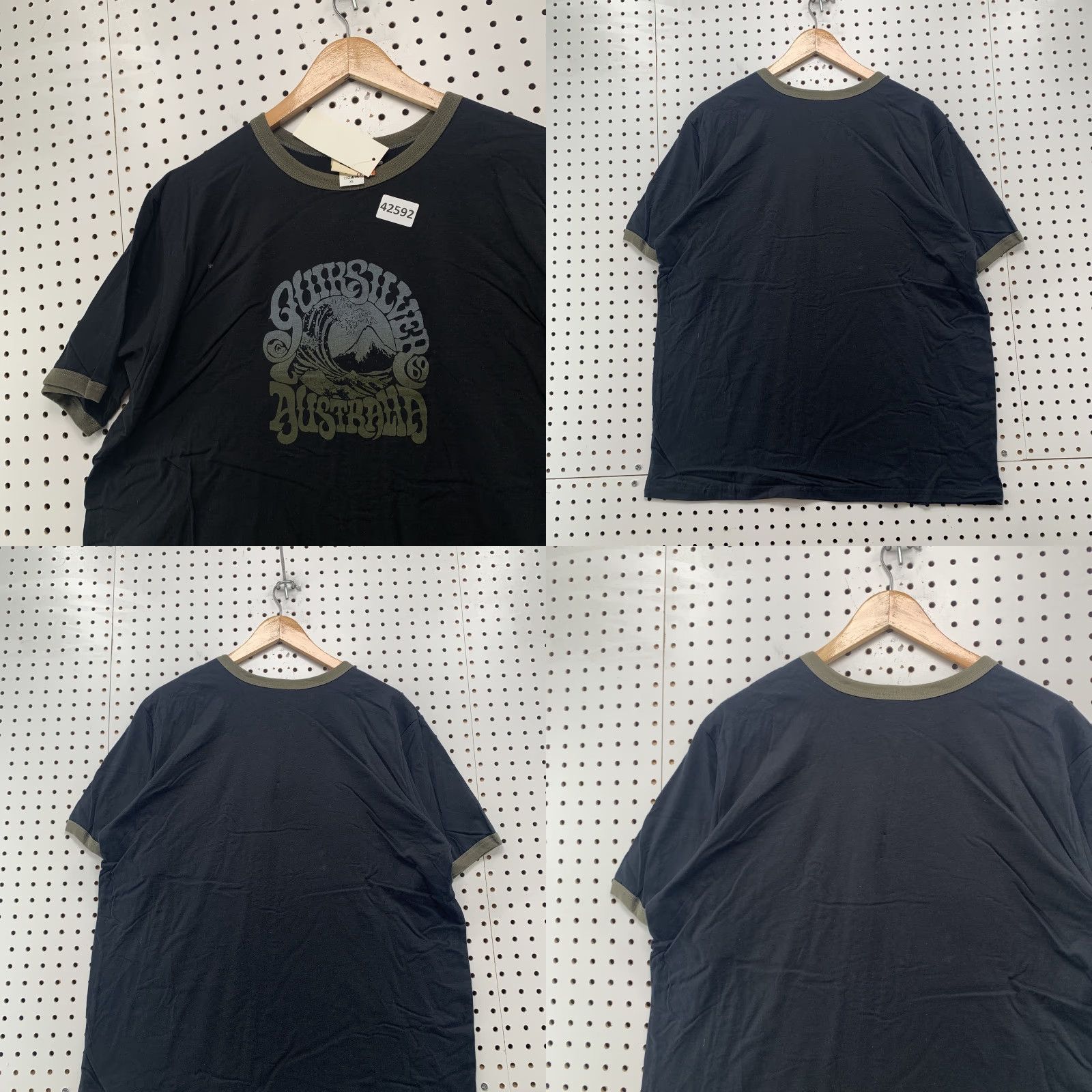 Quiksilver Vintage Quiksilver Mens T Shirt Australia XL Black Surfer Short Sleeve Surf Size US XL / EU 56 / 4 - 8 Thumbnail