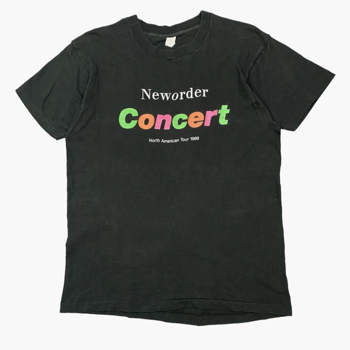 Vintage Vintage New Order "Concert" 1989 North American tour. Size US L / EU 52-54 / 3 - 1 Thumbnail