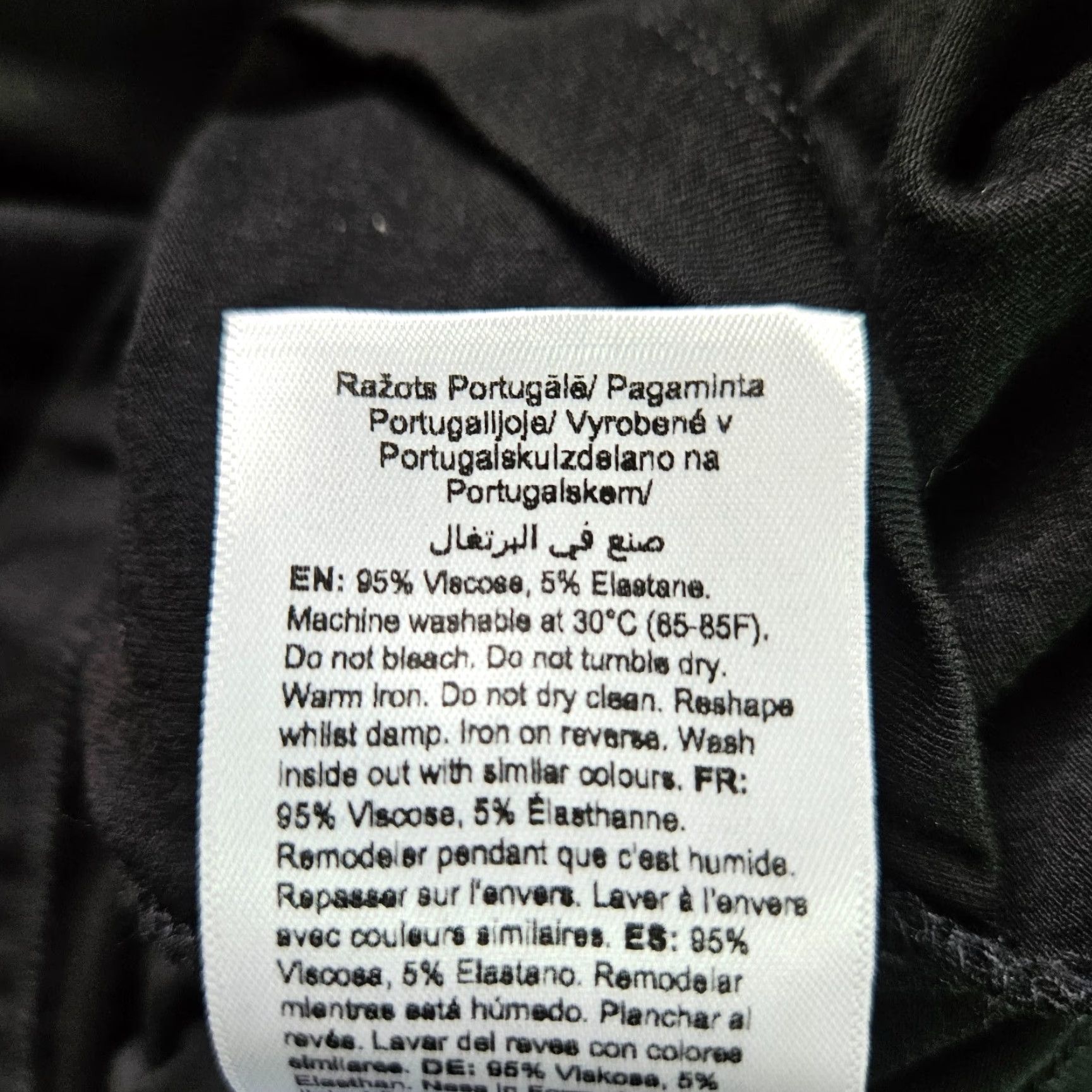 Vintage Seraphine Womens Top XL Solid Black Short Sleeve Viscose Blend T-Shirt Womens XL Black Seraphine V-Neck Pullover Size XL / US 12-14 / IT 48-50 - 4 Thumbnail