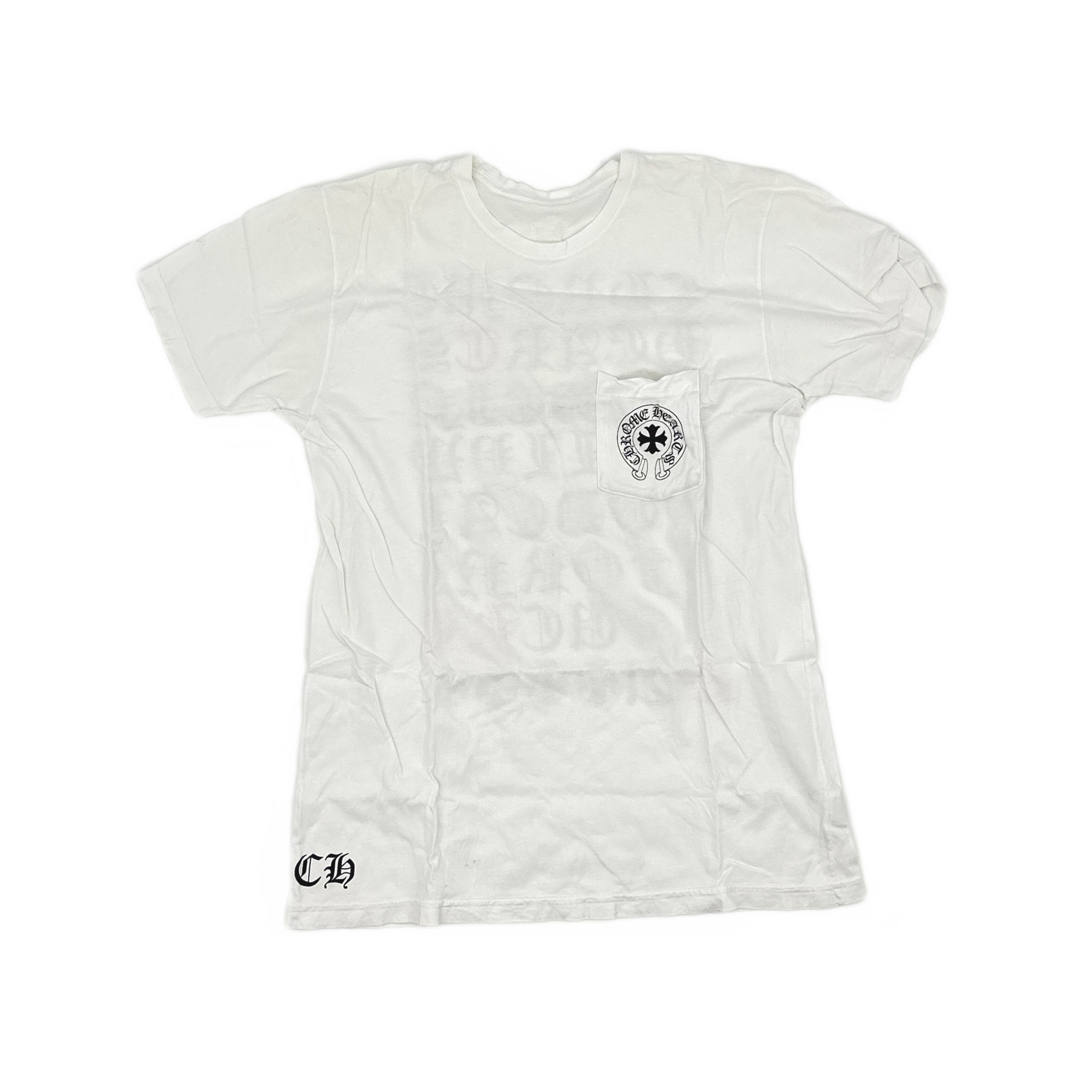 Chrome Hearts Chrome Hearts Hollywood Script Pocket T-Shirt Size L Size US L / EU 52-54 / 3 - 1 Thumbnail