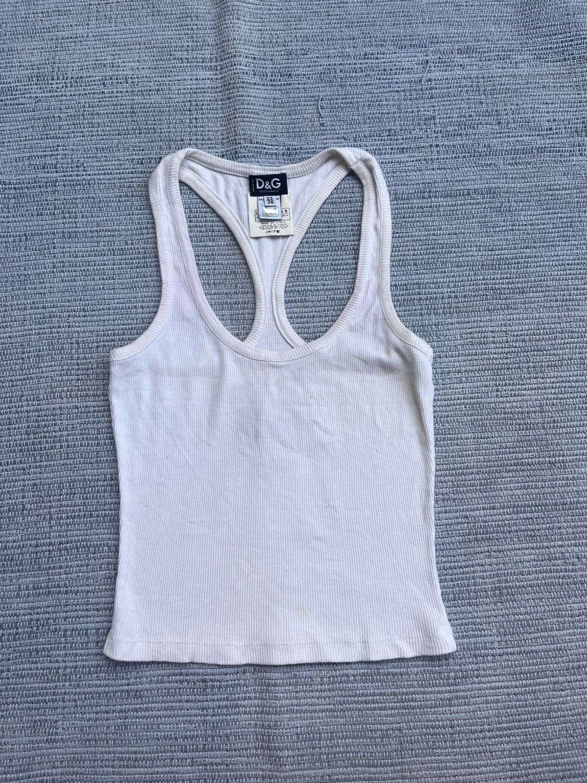 Dolce & Gabbana White tank Size XS / US 0-2 / IT 36-38 - 1 Thumbnail