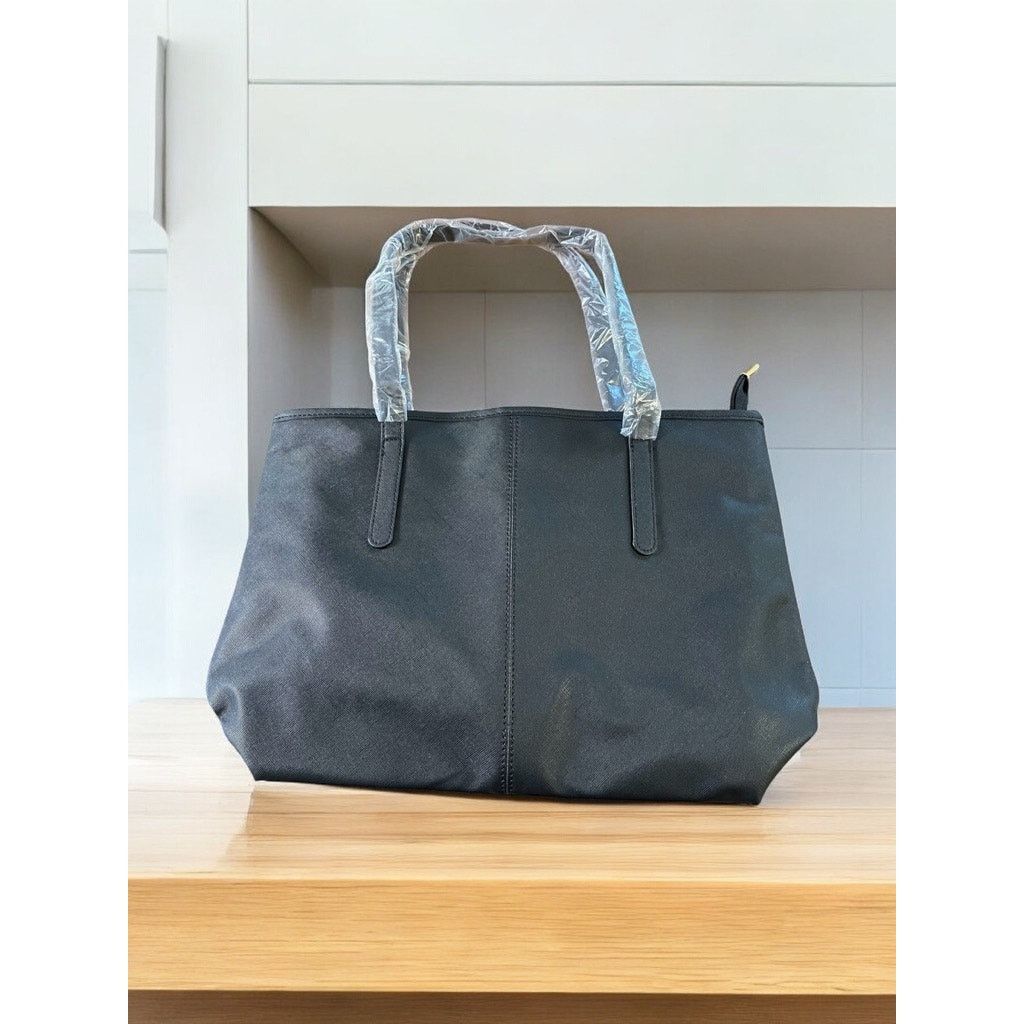 Unknown London Black Purse Bag Handbag Gold Accessories Leather Satchel Size ONE SIZE - 6 Thumbnail