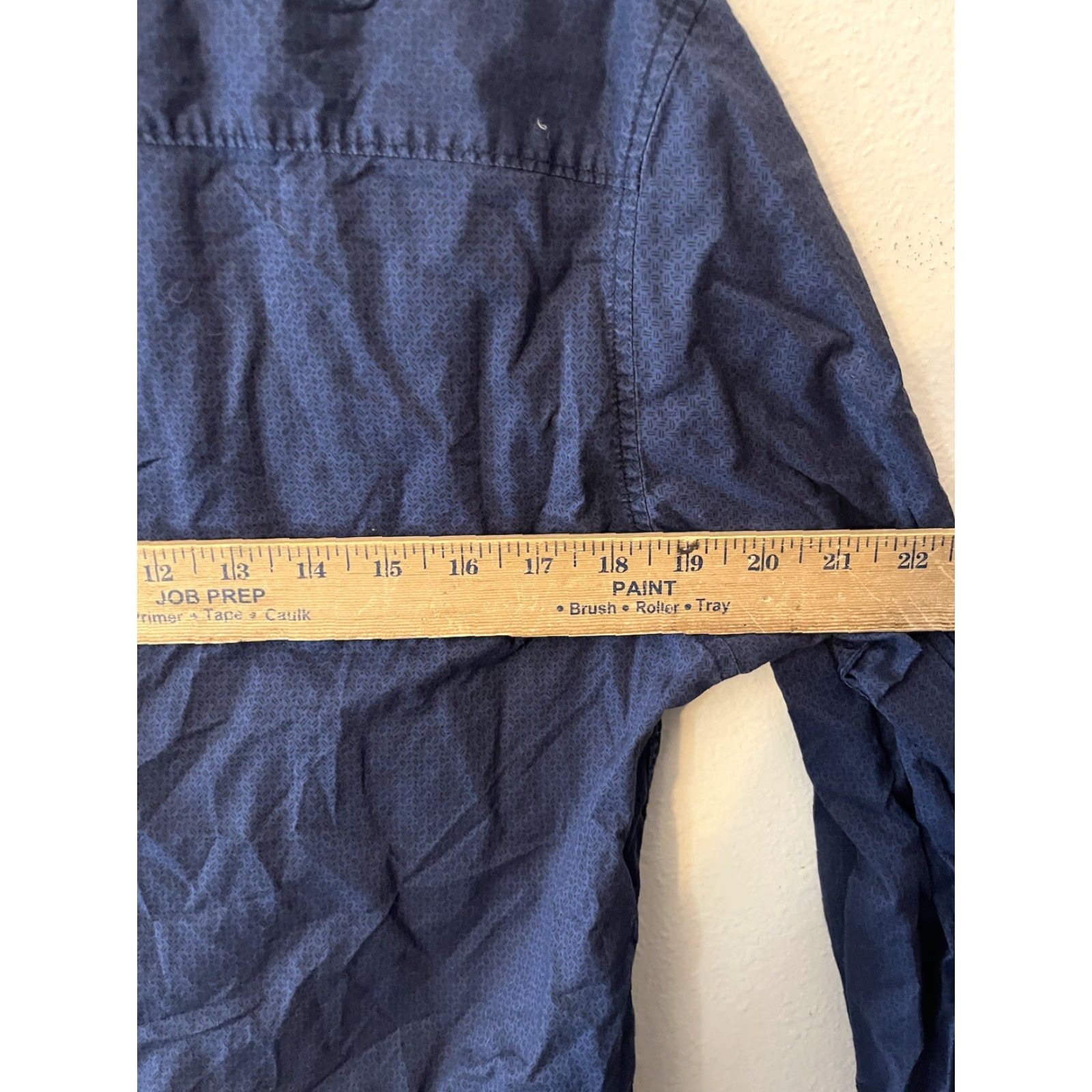 Vintage Calvin Klein Jeans Button-Down Shirt Men's Medium Blue Solid Cotton Long Sleeve Size US M / EU 48-50 / 2 - 5 Thumbnail