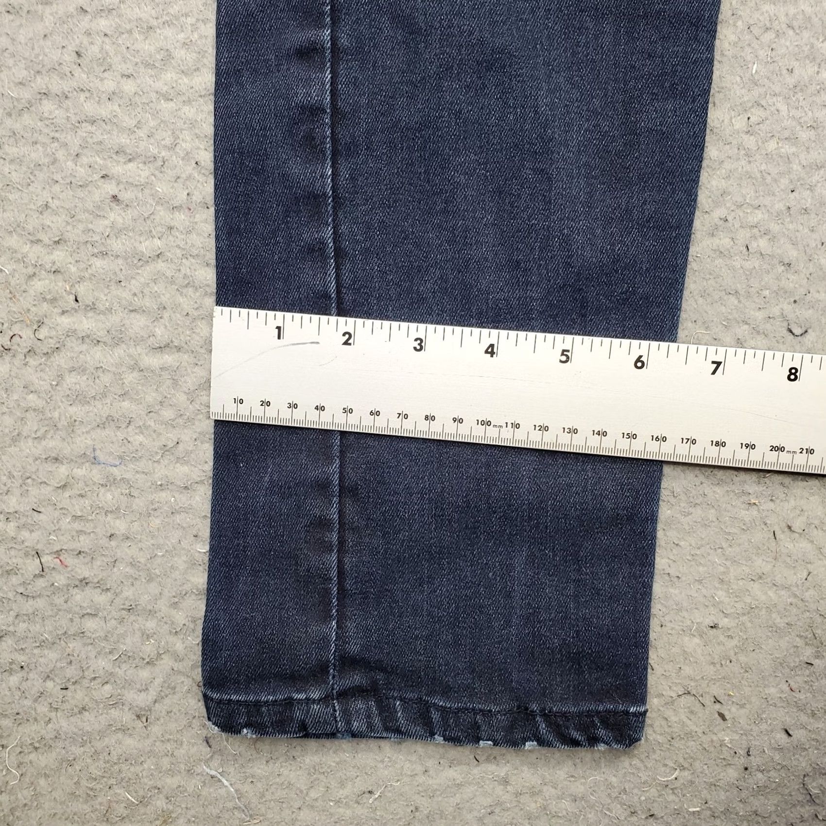 Denim & Co. Denim & Co. Jeans Mens 36 Denim Skinny Slim 5-Pocket Blue Distressed Stretch Comfortable Size US 36 / EU 52 - 5 Thumbnail