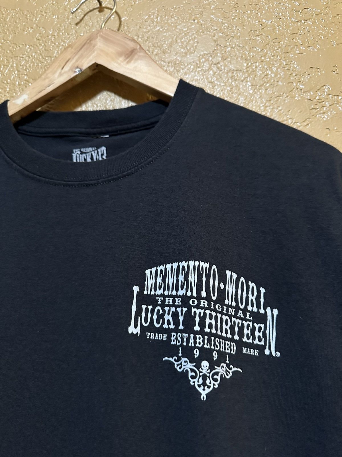 Vintage ☔️ Lucky 13 Memento Mori Hearse tee shirt Size US L / EU 52-54 / 3 - 4 Thumbnail