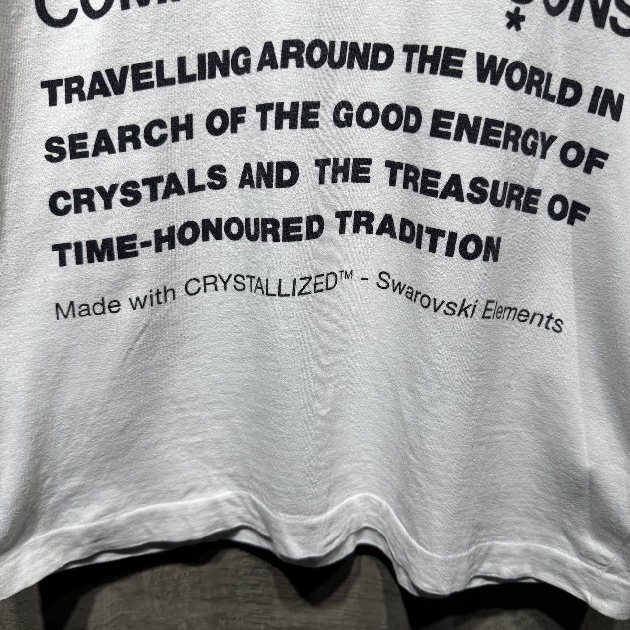 Comme des Garcons Comme Des Garcon Crystal Journey Swarovski tee Size US S / EU 44-46 / 1 - 4 Thumbnail