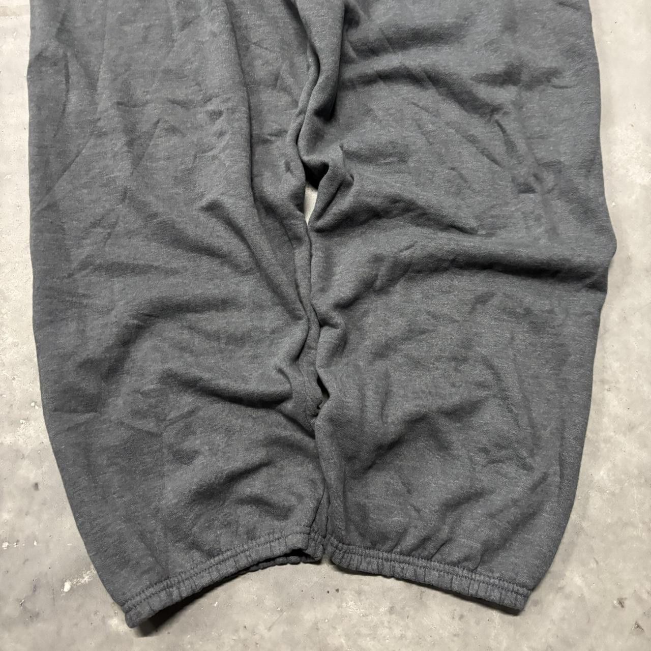 Japanese Brand × Vintage Crazy Vintage Y2K/2000s Baggy Dark Grey Skater Comfy Essential Sweatpants! Size US 36 / EU 52 - 5 Thumbnail