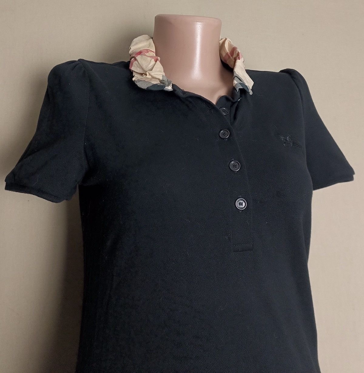 Burberry Burberry Brit Black Polo T-Shirt Womens Size S Size S / US 4 / IT 40 - 6 Thumbnail