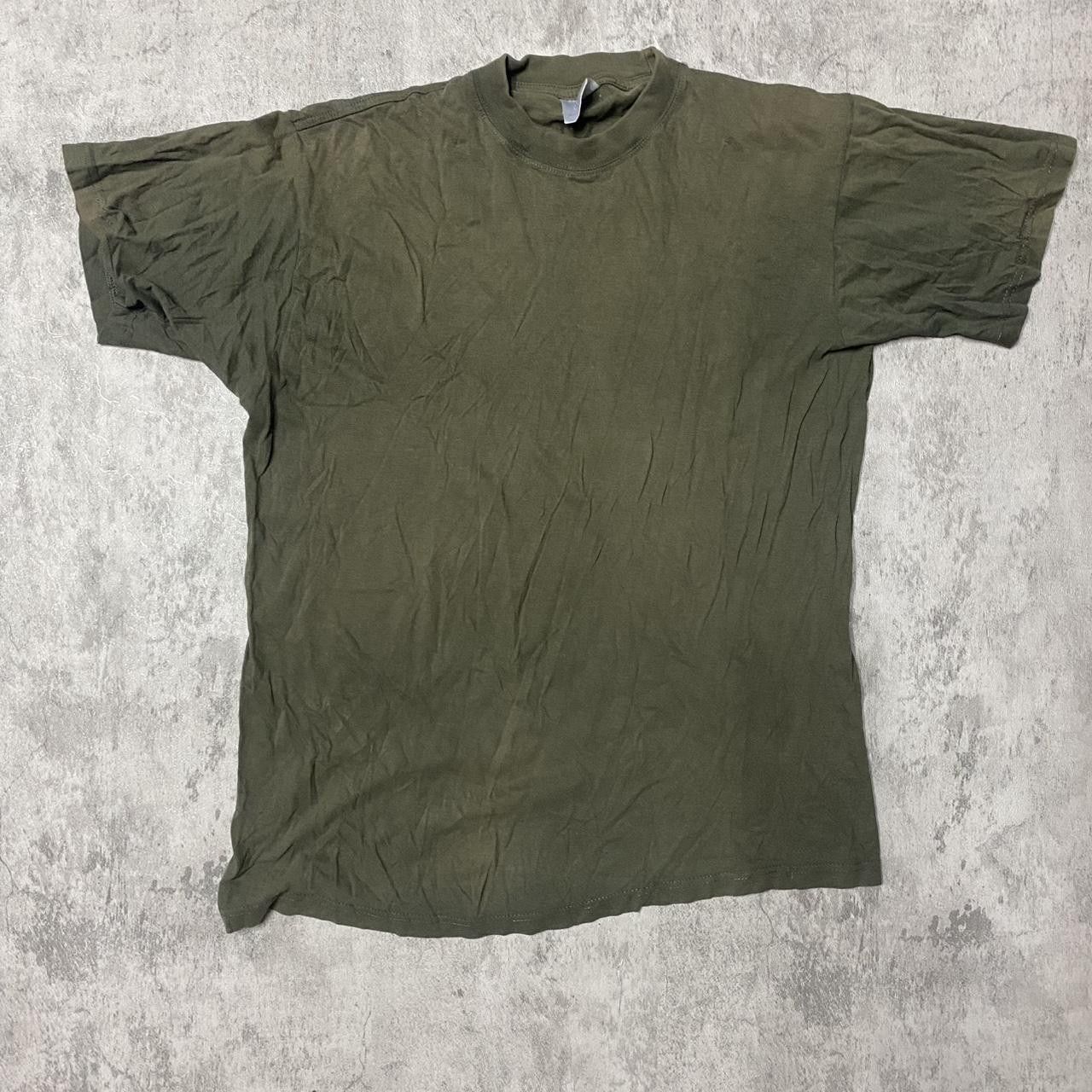 Other Khaki green vintage 90s single stitch t-shirt Size US M / EU 48-50 / 2 - 1 Thumbnail