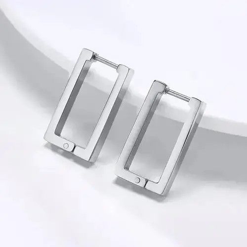 Japanese Brand Men's cool rectangular earrings Size ONE SIZE - 6 Thumbnail