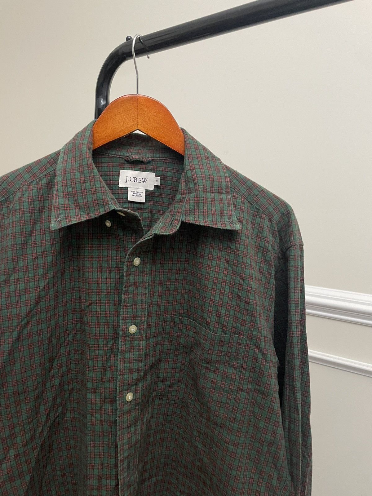 Polo Ralph Lauren Vintage J Crew Red Plaid Button Up Shirt Our Legacy RRL Size US M / EU 48-50 / 2 - 1 Thumbnail
