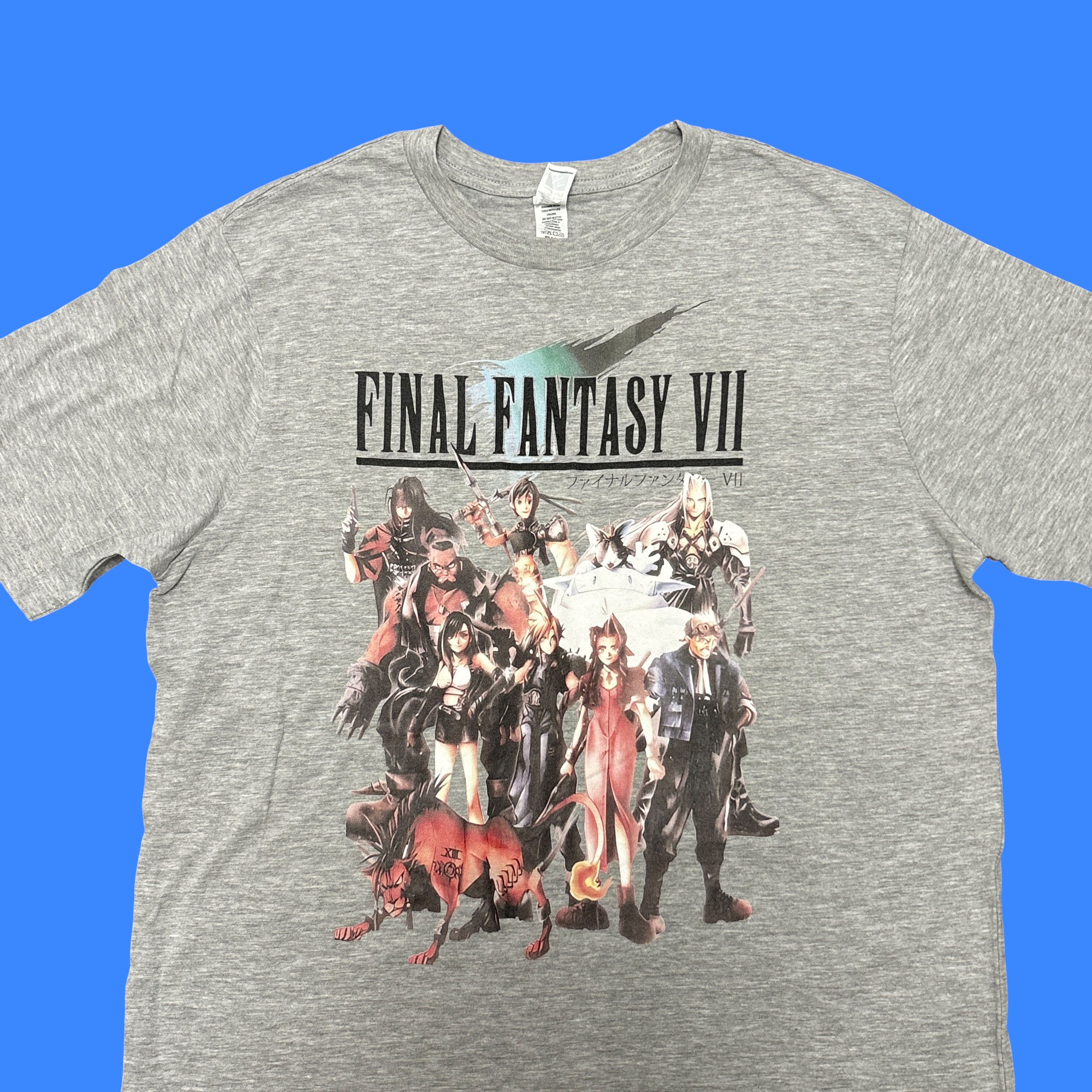 Vintage Final Fantasy VII Shirt Video Game Promo Graphic Tee Size US M / EU 48-50 / 2 - 2 Thumbnail