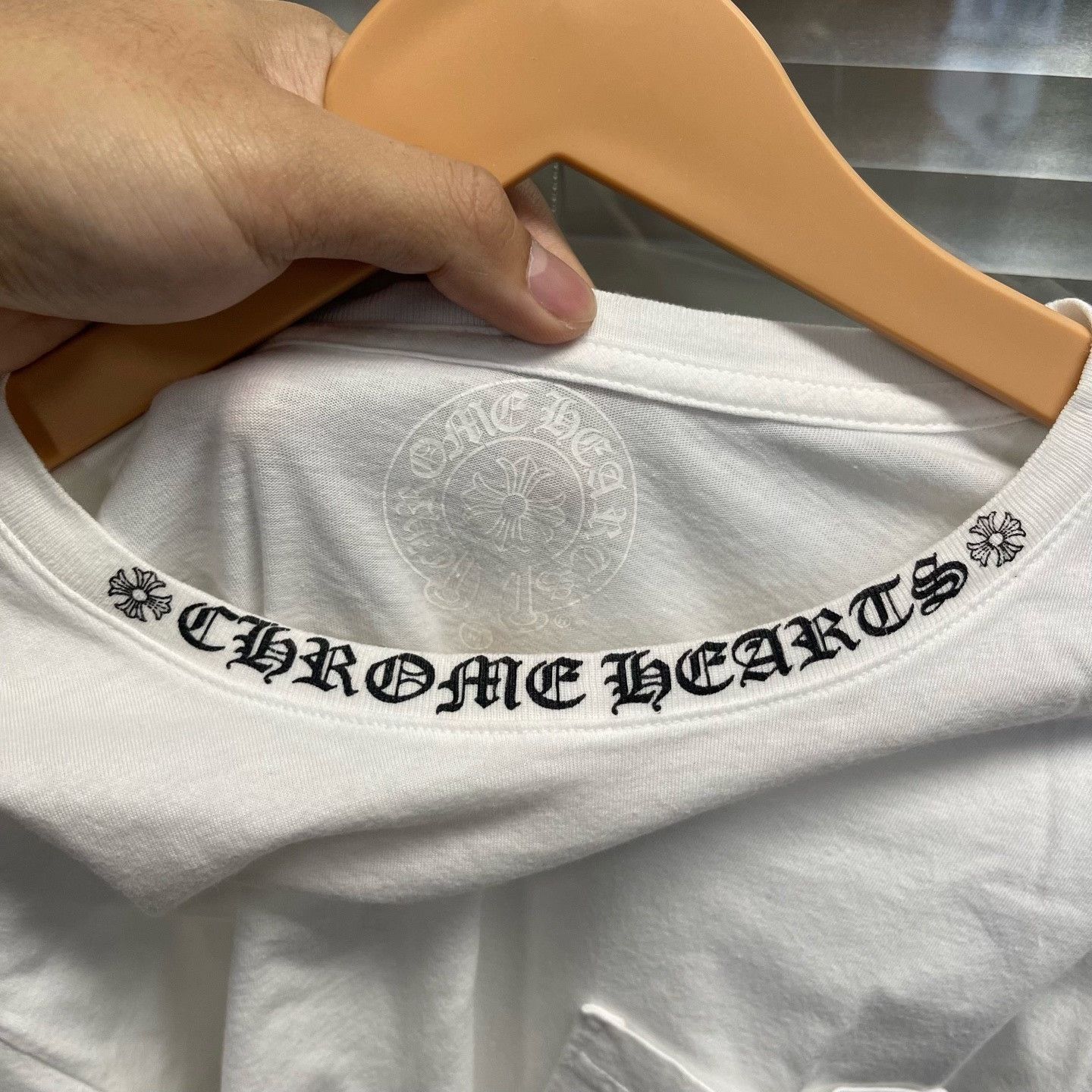Chrome Hearts Chrome Hearts White Sanskrit Print Long Sleeve T-Shirt Size US M / EU 48-50 / 2 - 3 Thumbnail