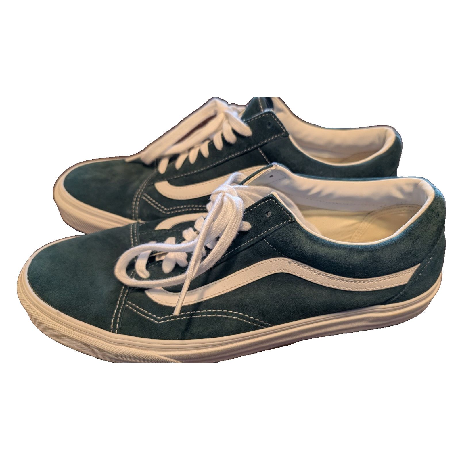 Vans VANS Old Skool Skate Shoes Suede Jungle Green Sneakers 12 Size US 12 / EU 45 - 2 Thumbnail