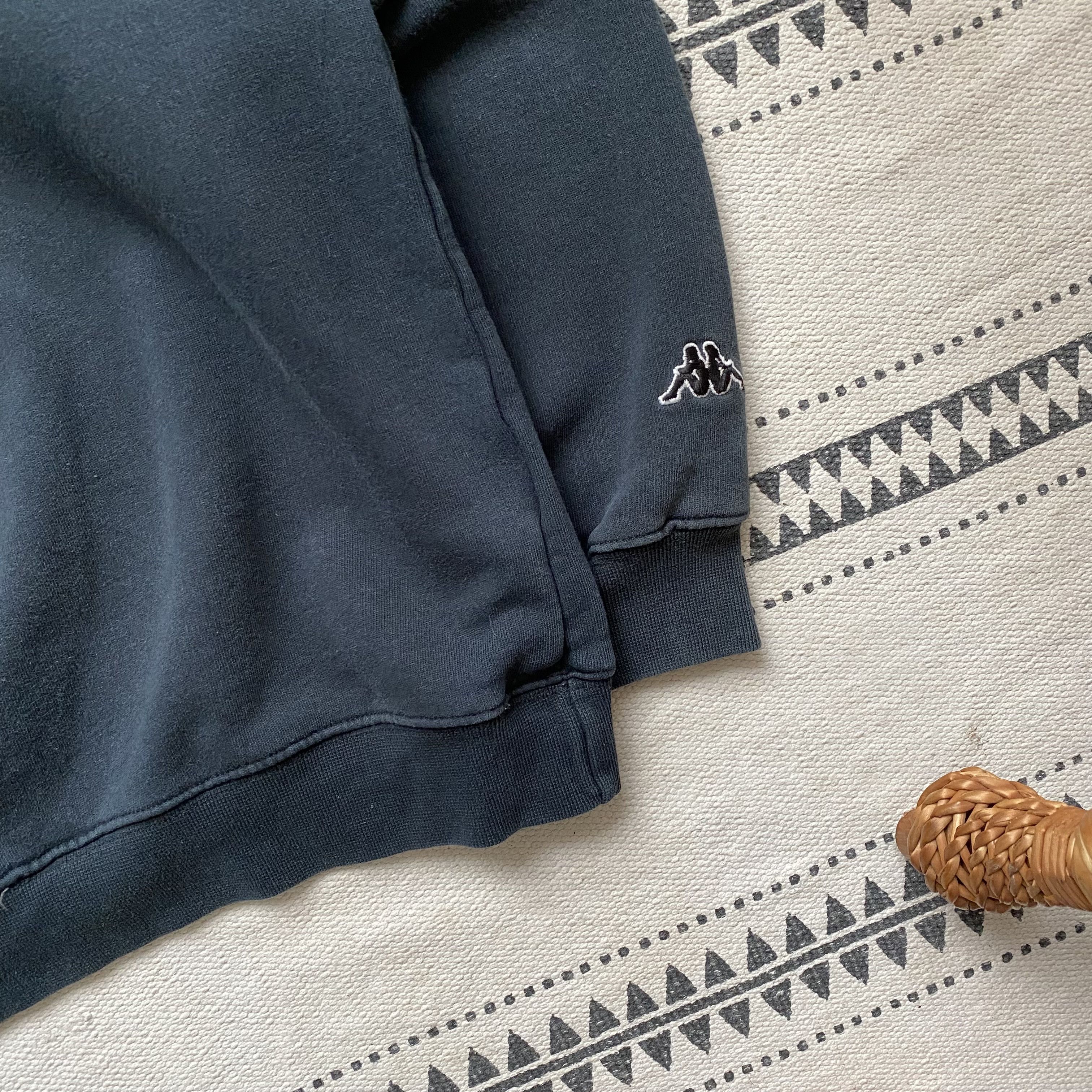Kappa 90s Kappa Vintage Faded Boxy Sweatshirt Big Logo Y2K Size US L / EU 52-54 / 3 - 2 Thumbnail