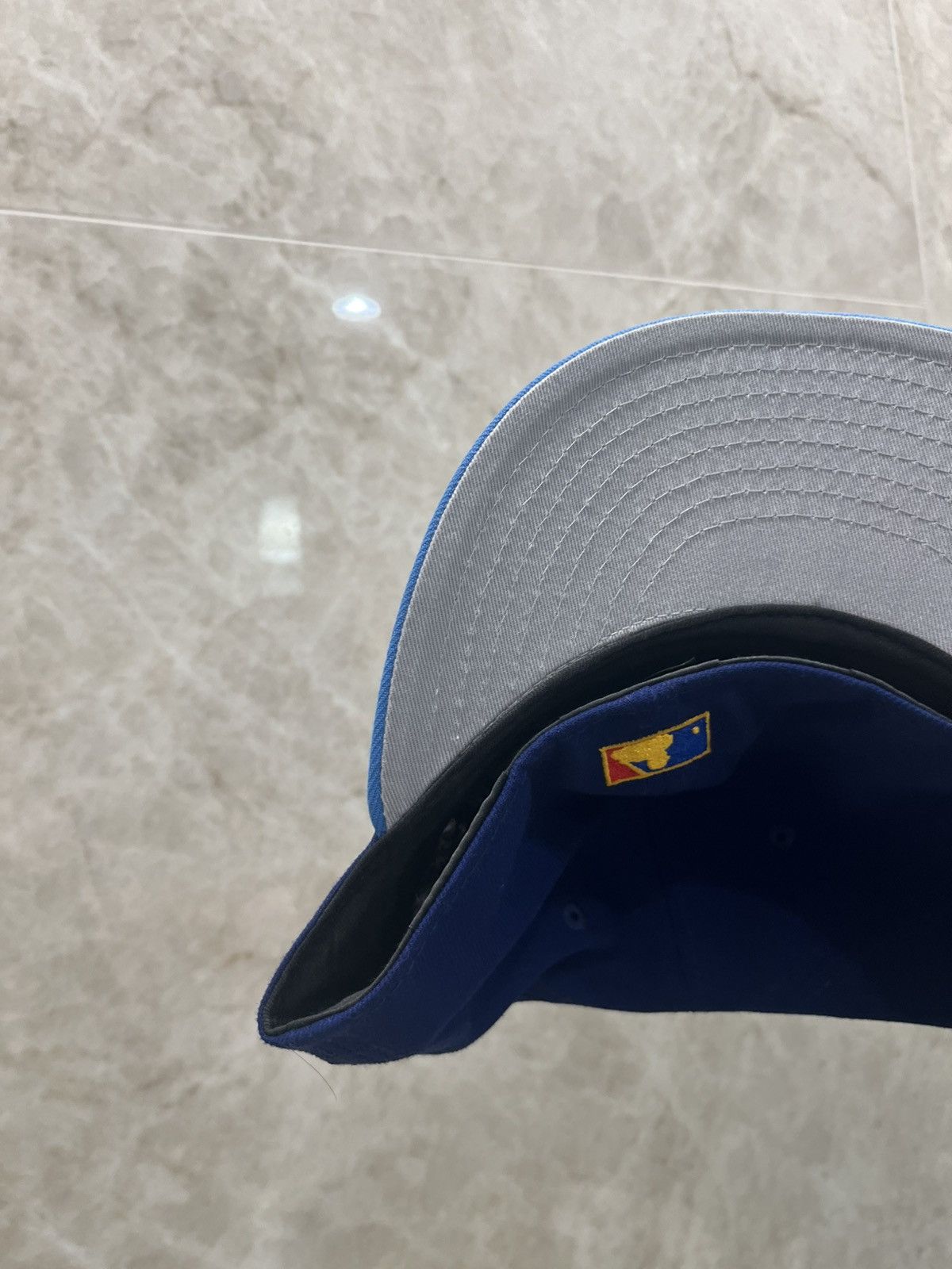 Hat Club 7 1/4 Burdeens Bluebrims “Pastel” Chicago Cubs 1990 ASG Size ONE SIZE - 3 Thumbnail