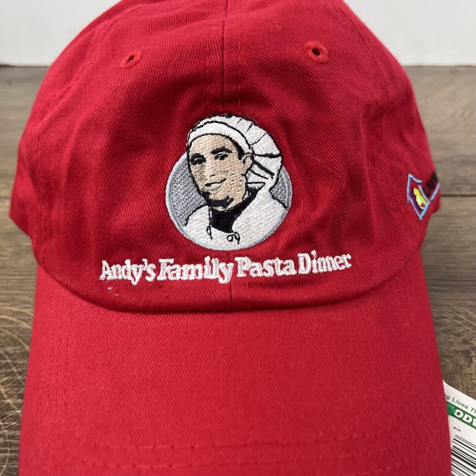 Other Andys Family Pasta Dinner Hat Red Hat Adjustable Hat Red Adu Size ONE SIZE - 7 Thumbnail