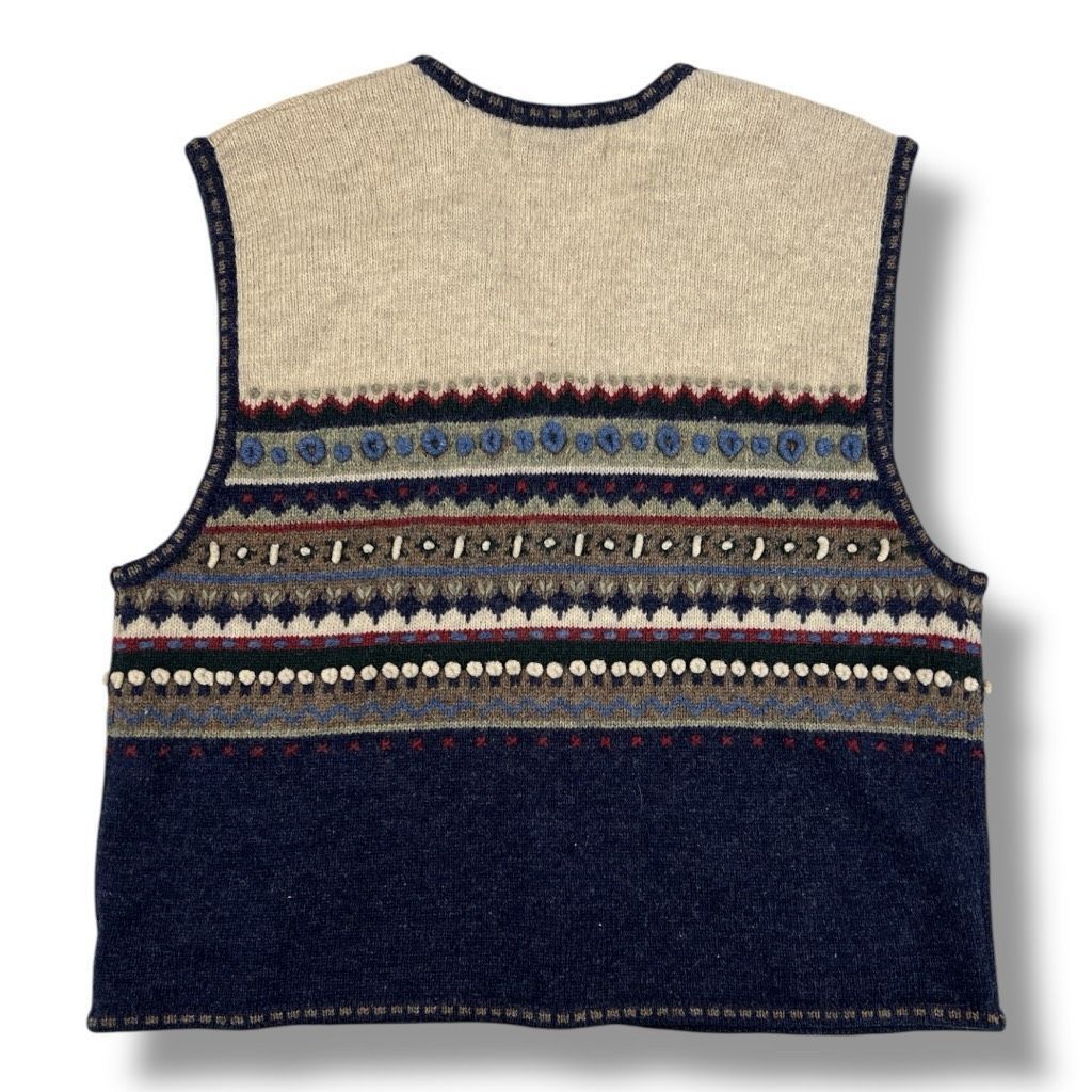 Other Vintage Ashley Hill 100% Shetland Wool Sweater Vest Size Ext Size XL / US 12-14 / IT 48-50 - 3 Thumbnail