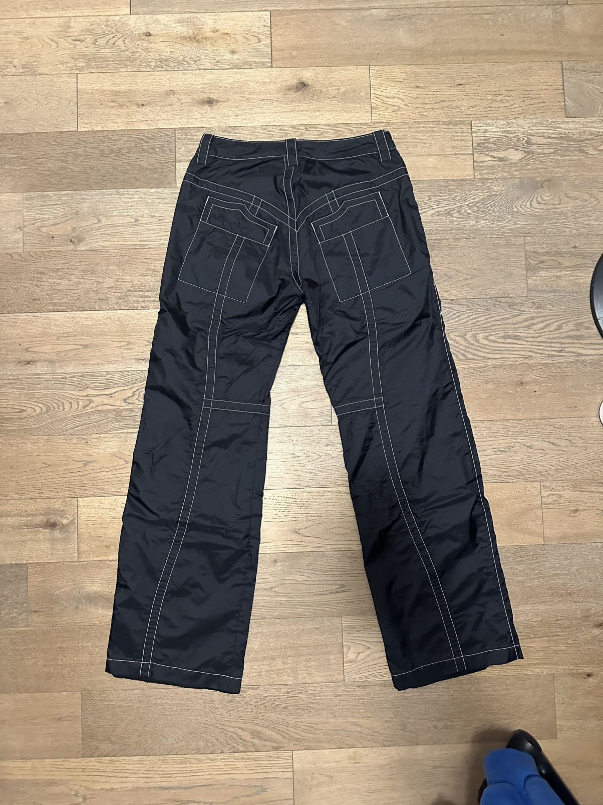 FFFPOSTALSERVICE FFFPOSTALSERVICE - Black Pipe Pant Size US 28 / EU 44 - 2 Thumbnail