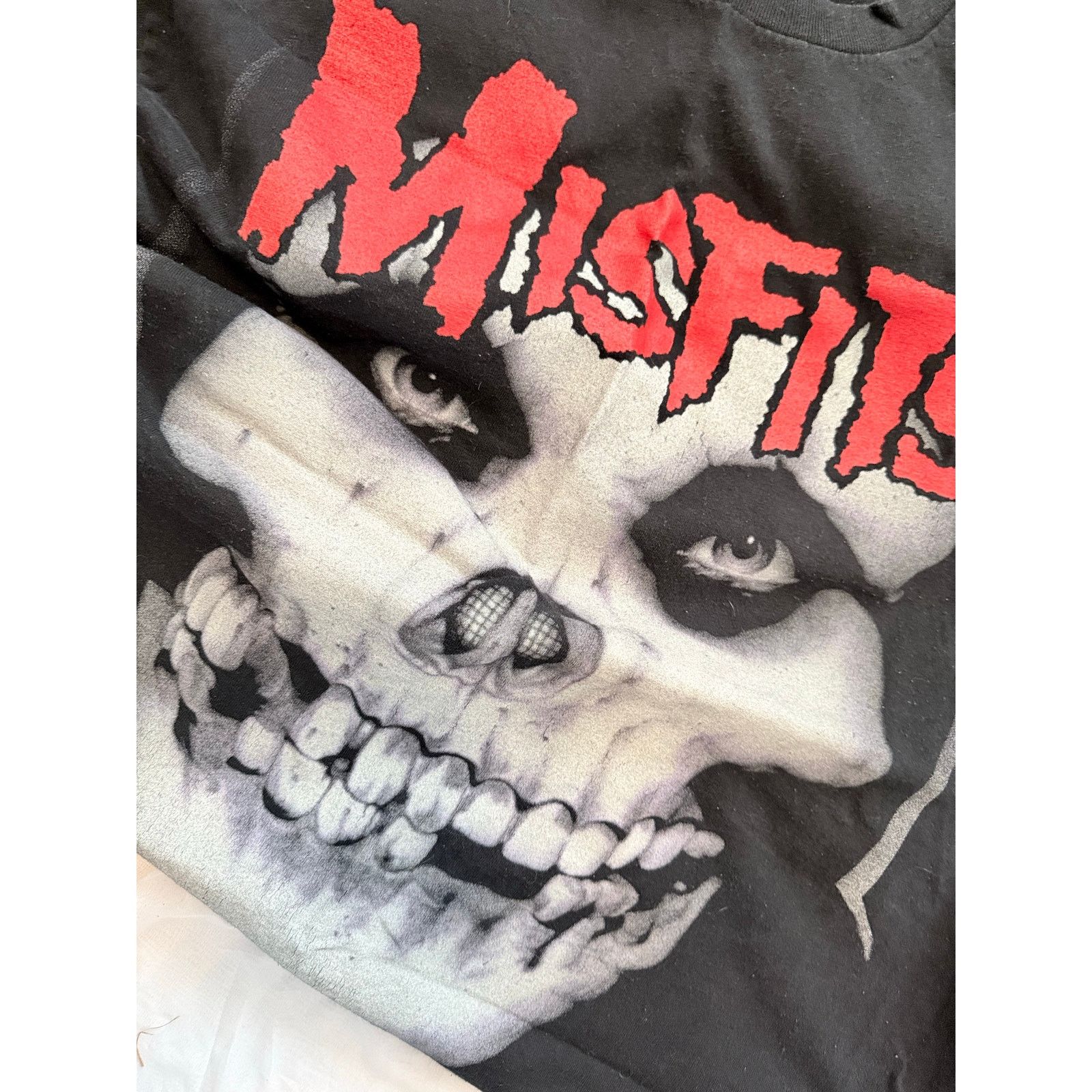 Hanes MISFITS 2001 T-Shirt Vintage. Cinder Block. Size US L / EU 52-54 / 3 - 9 Thumbnail
