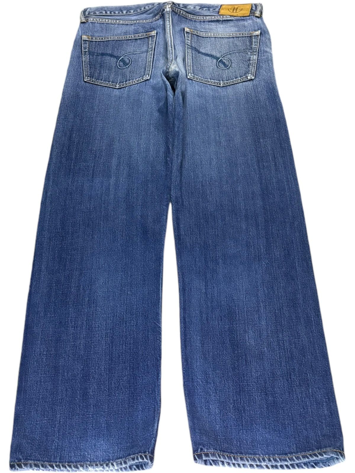 Japan Blue × Japanese Brand Vintage Japanese Japan Blue Selvedge Blue Wash Loose Jeans Size US 32 / EU 48 - 3 Thumbnail