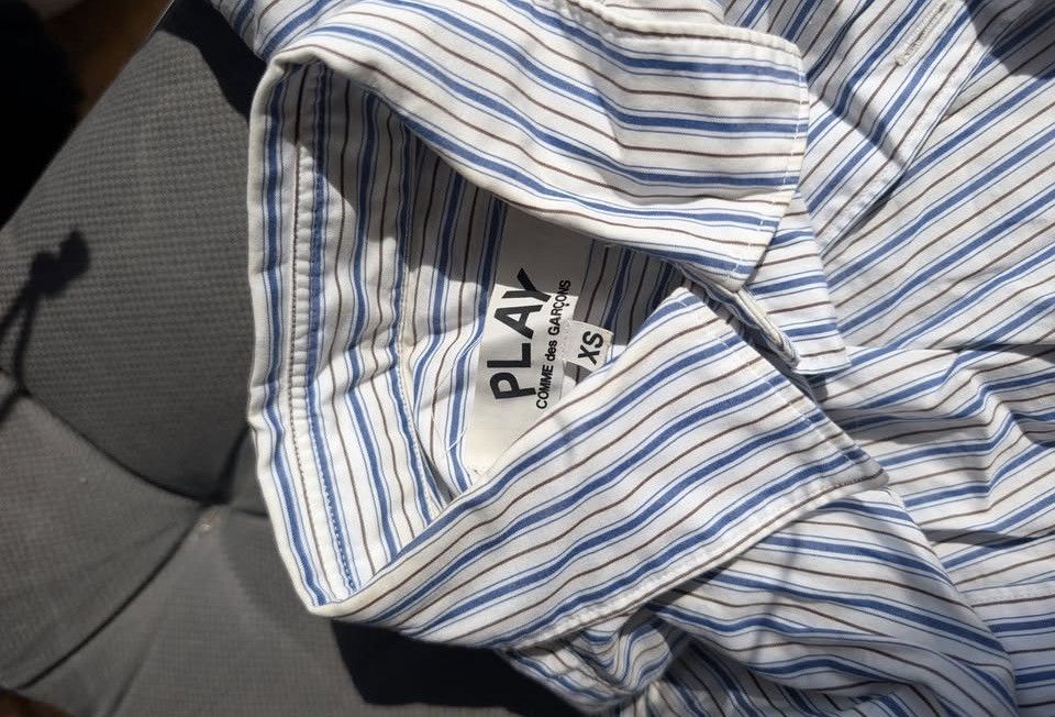 Comme des Garcons PLAY Comme des garçons PLAY Striped Button Up Size US XS / EU 42 / 0 - 2 Thumbnail