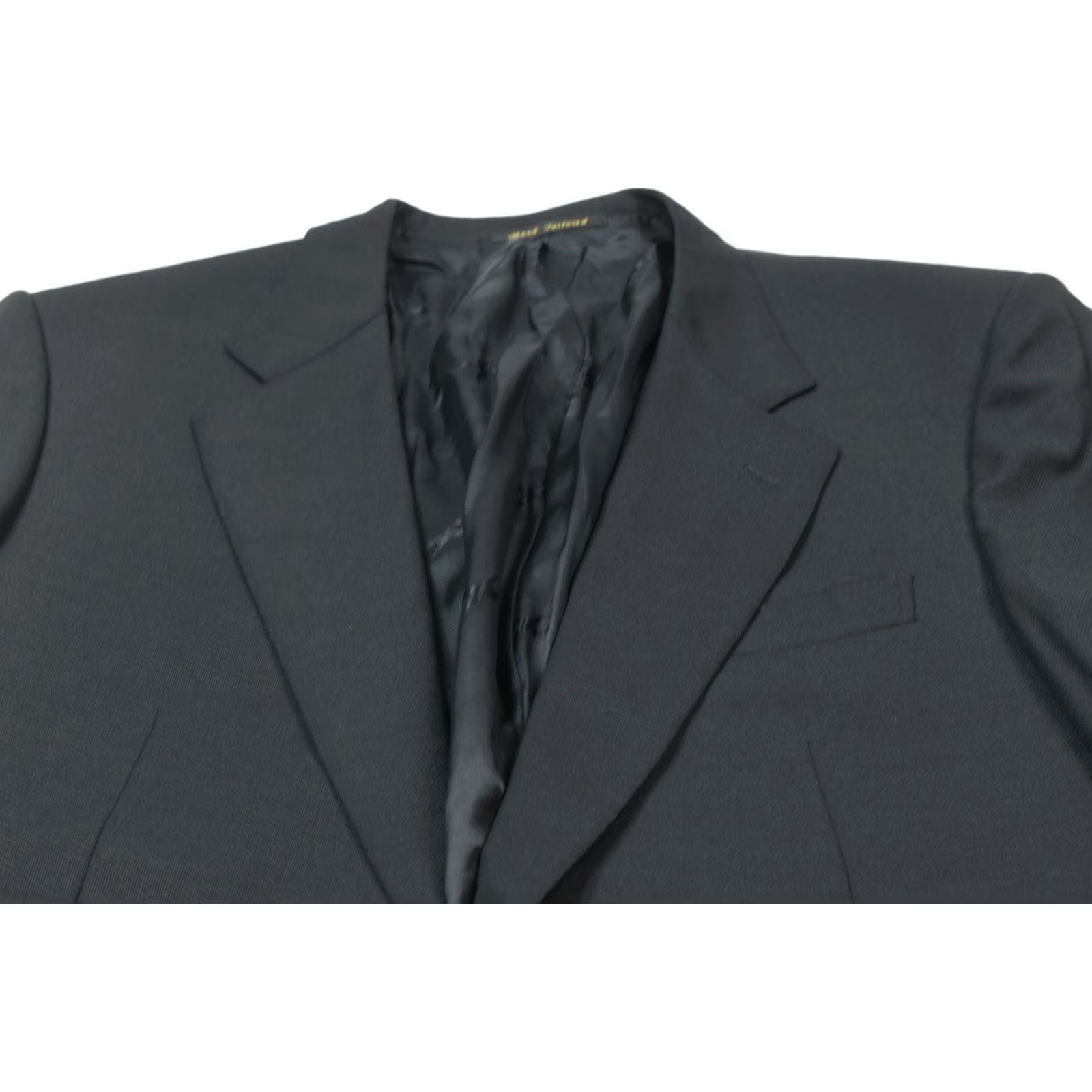 Loro Piana Maus & Hoffman SOLEMARE Loro Piana Zealander Blazer Black Two-Button Mens 46 Regular Wool Notch Lapel Size 46R - 3 Thumbnail