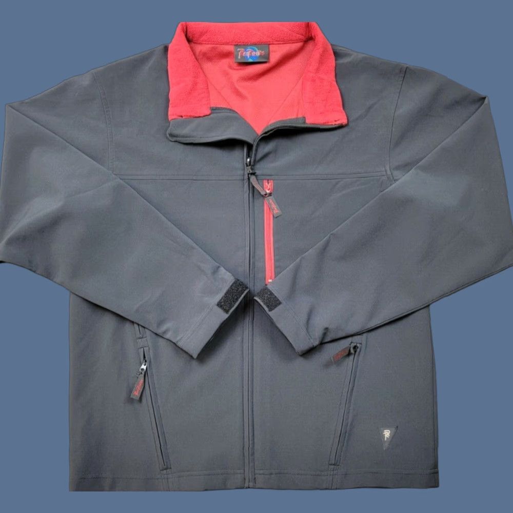 Vintage Rail Riders Jacket Mens Small Black Full Zip Soft Shell Outdoor Hiking Fishing Shirt Size US S / EU 44-46 / 1 - 1 Thumbnail