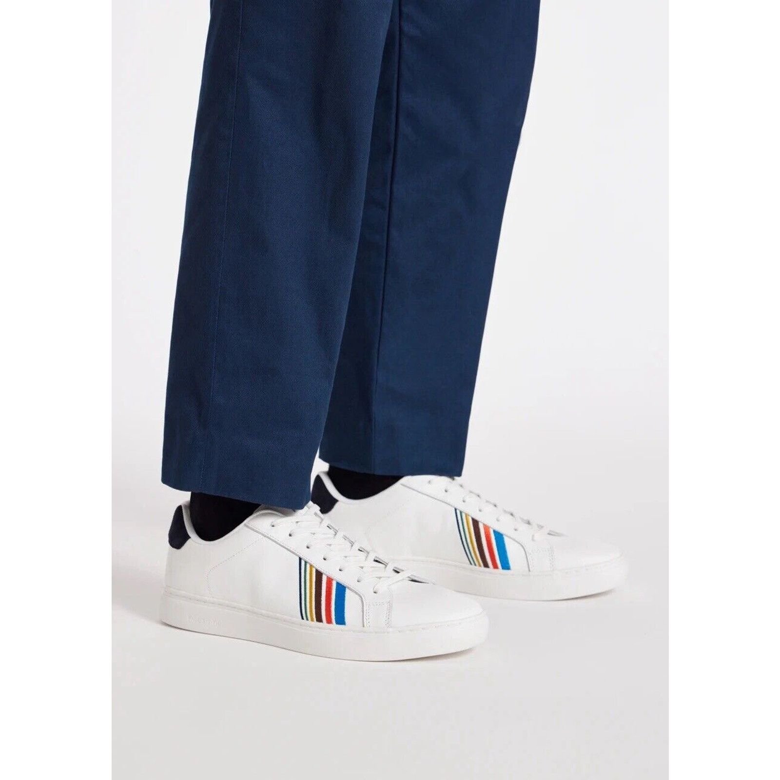 Paul Smith NWT PAUL SMITH White Leather “REX” Sneakers SIZE US 7 Size US 12 / EU 45 - 2 Thumbnail