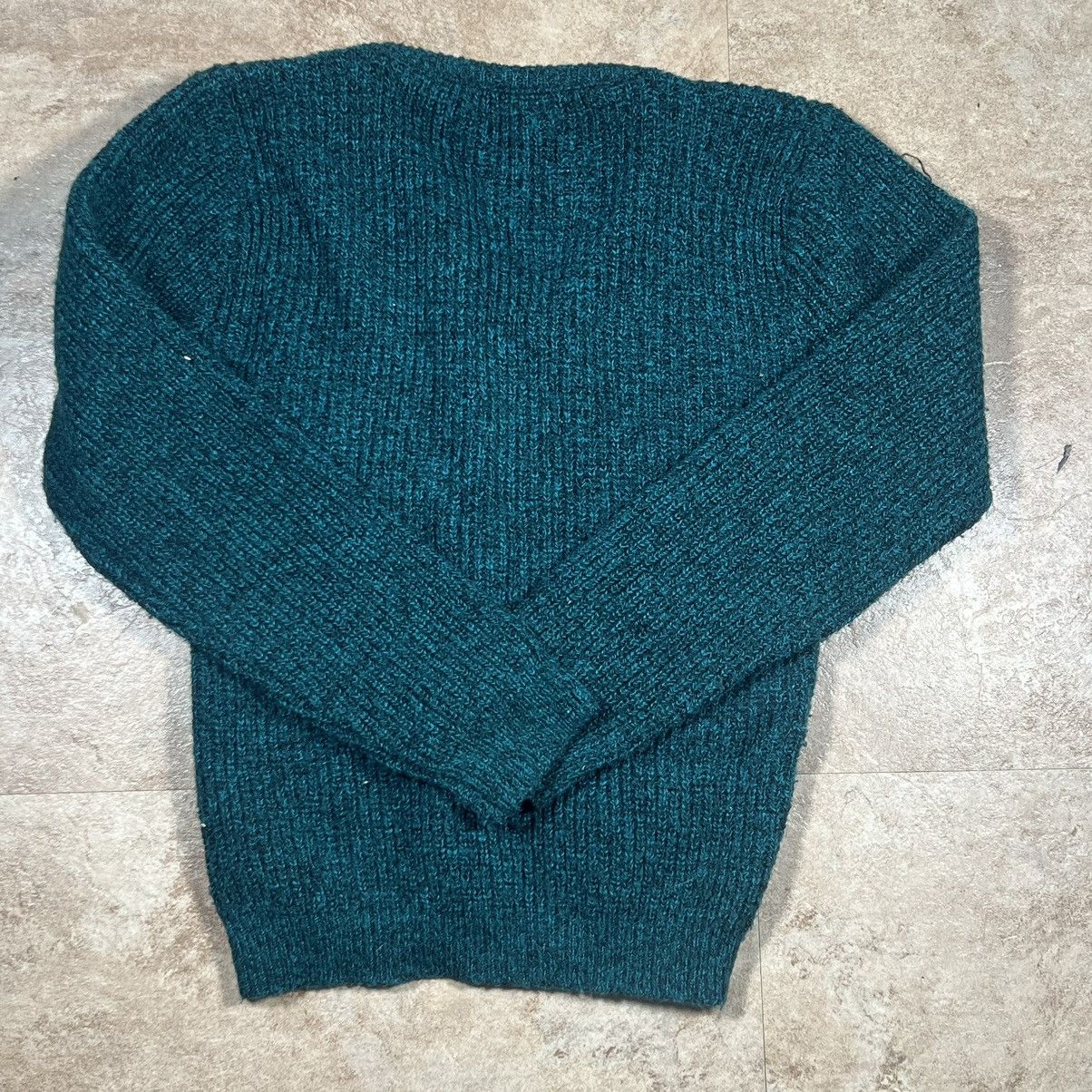 Vintage Womens Vintage 90s Spunky V Neck Knit Sweater Made In USA Size M / US 6-8 / IT 42-44 - 2 Thumbnail