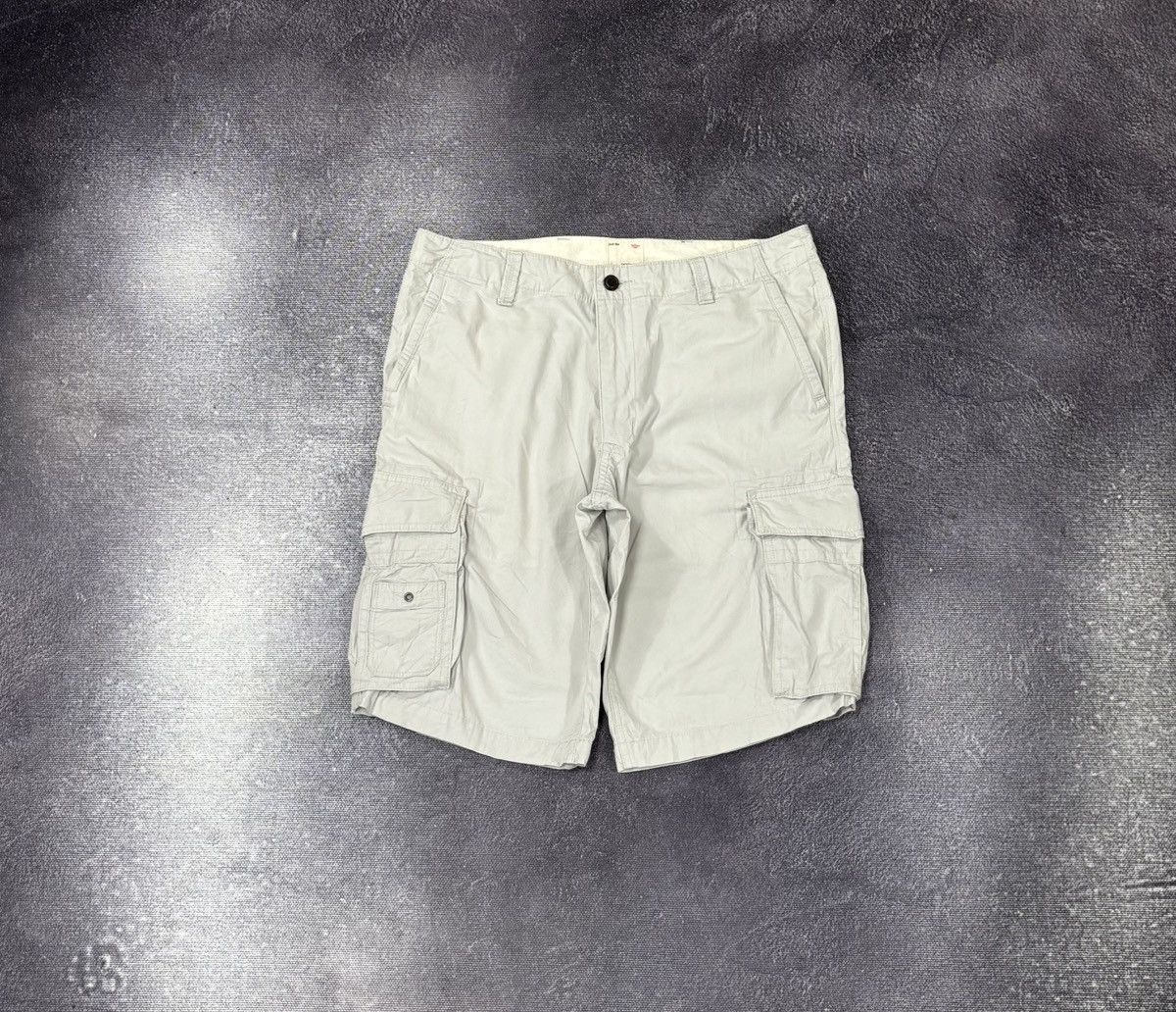 Dockers Vintage Dockers Y2K Men’s Silver Gray Utility Cargo Shorts Size US 33 - 1 Thumbnail