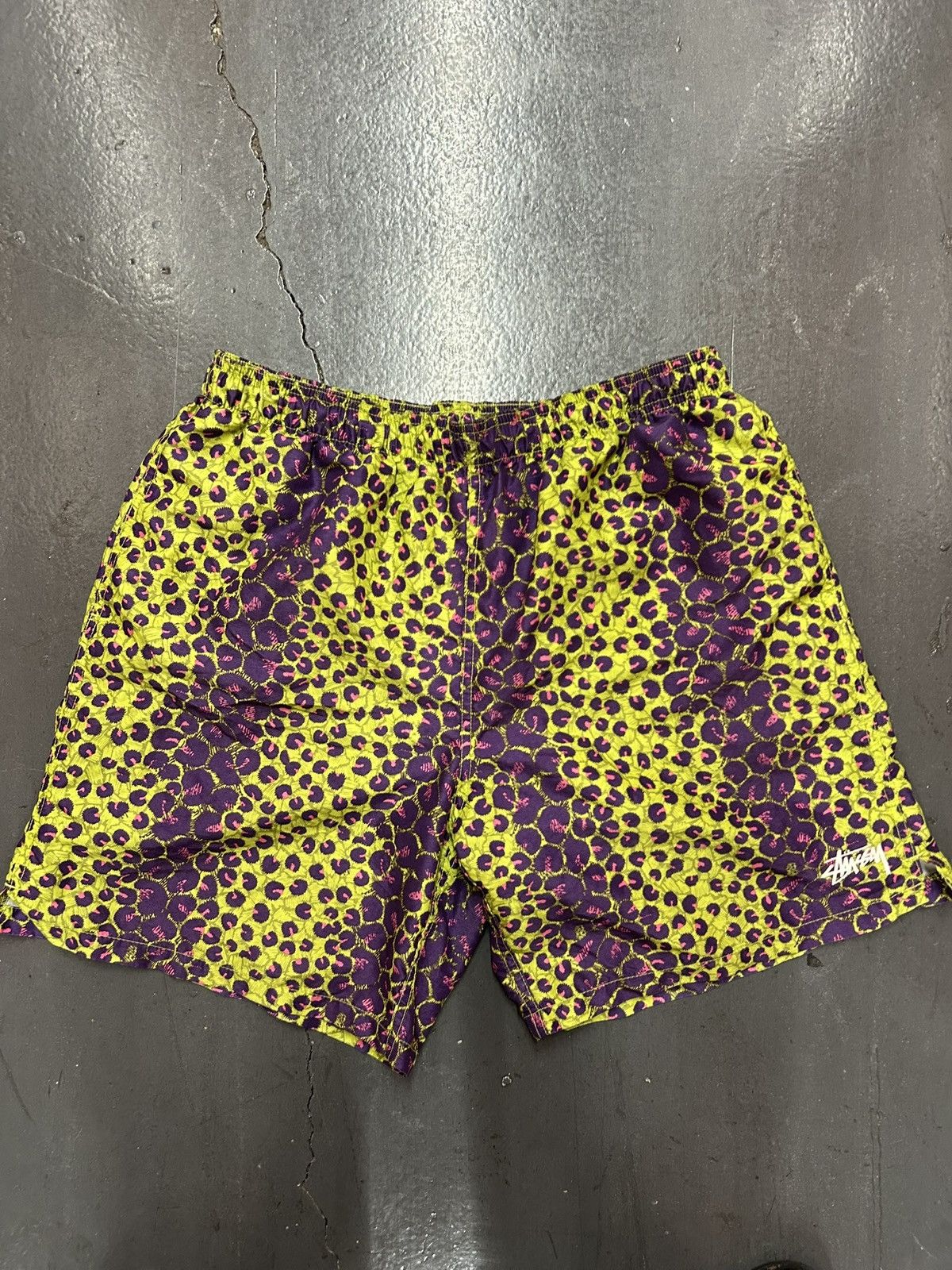 Stussy Stussy leopard Swim Shorts Size US 33 - 1 Thumbnail