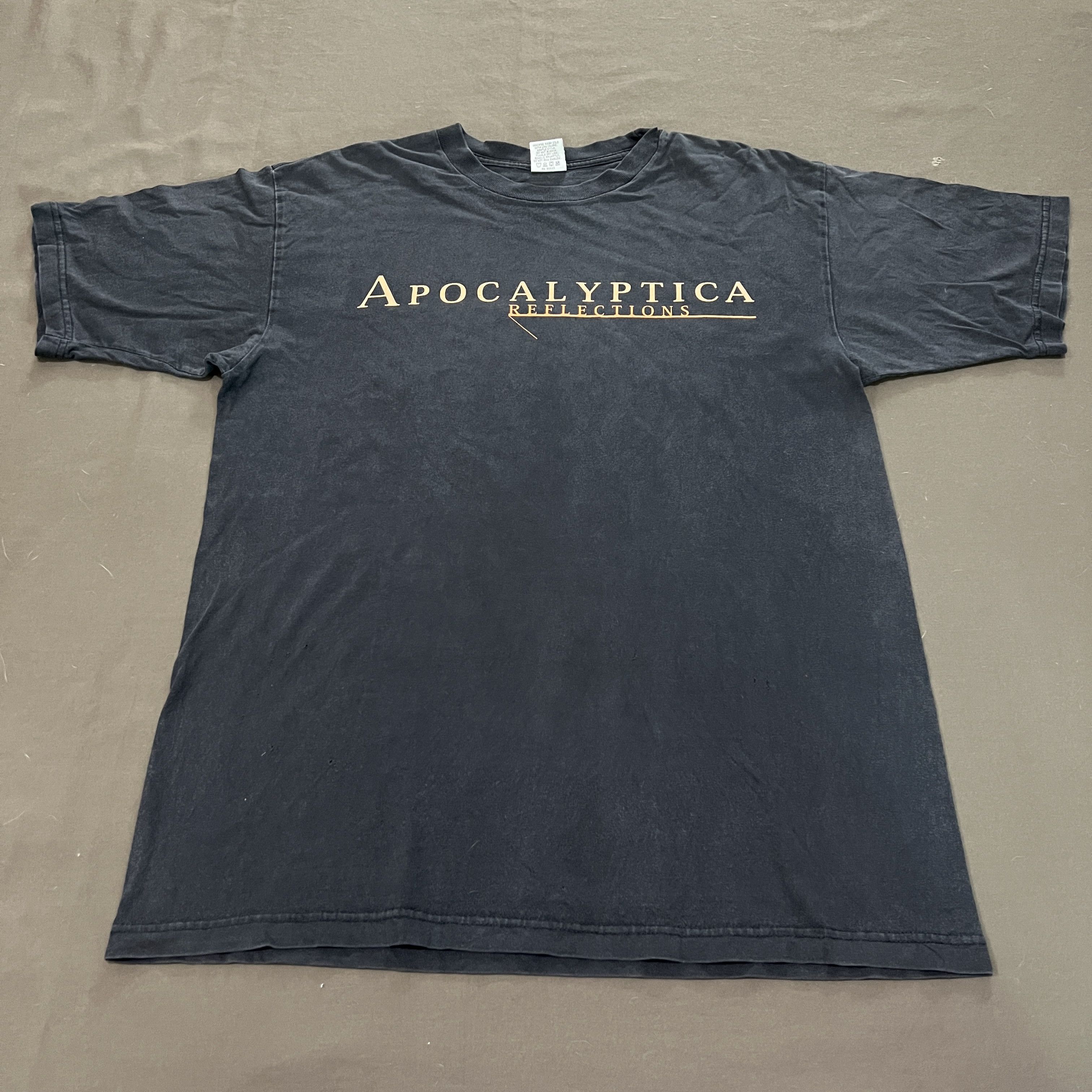 Band Tees × Vintage Vintage Apocalyptica Symphonic Metal Tee Faded Size US L / EU 52-54 / 3 - 8 Thumbnail