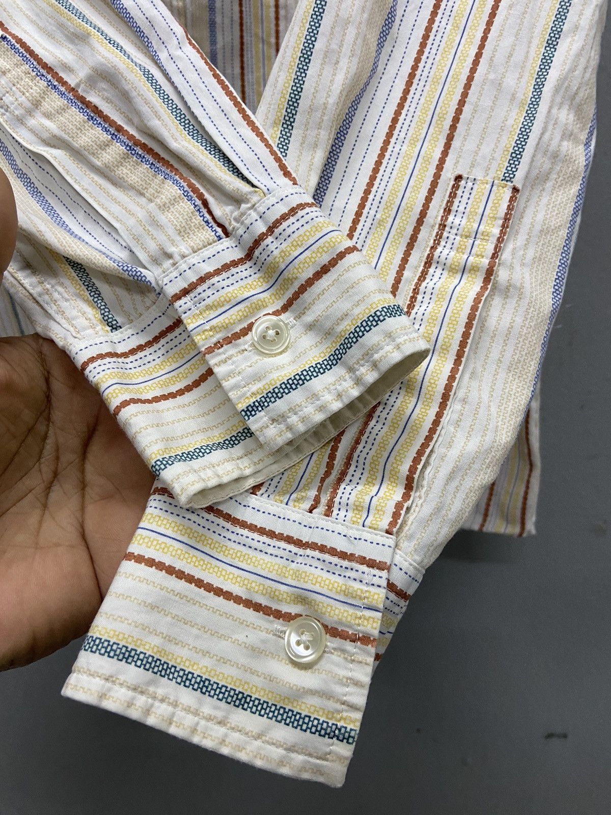 PPFM PPFM STRIPED BUTTON UP SHIRT Size US M / EU 48-50 / 2 - 4 Thumbnail