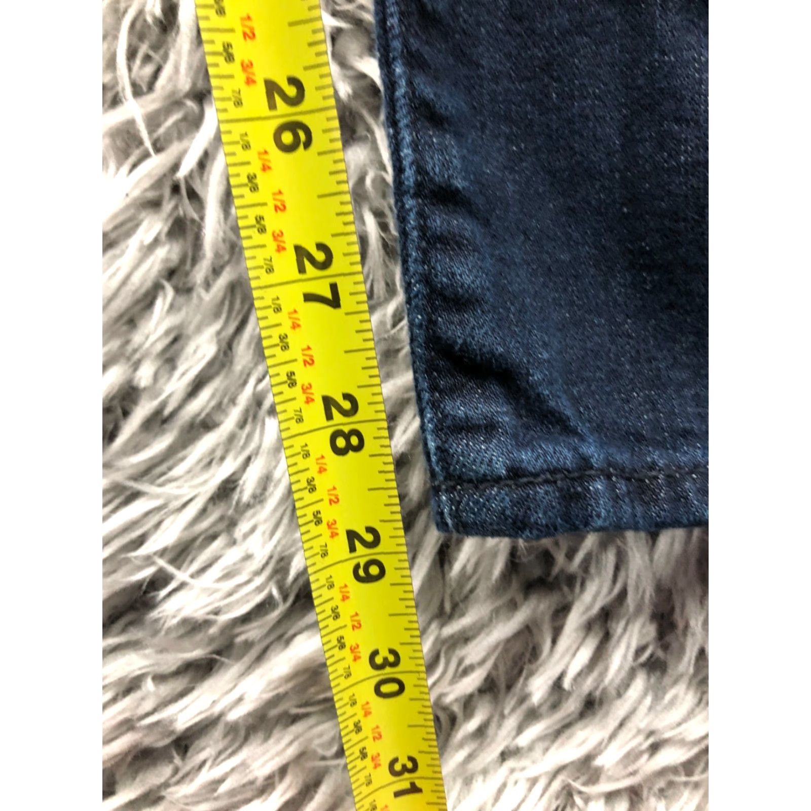 Chaps Chaps Slim Straight Jeans Size 32x30 Mens Mid Rise Dark Wash Blue Shirt? Size US 32 / EU 48 - 3 Thumbnail