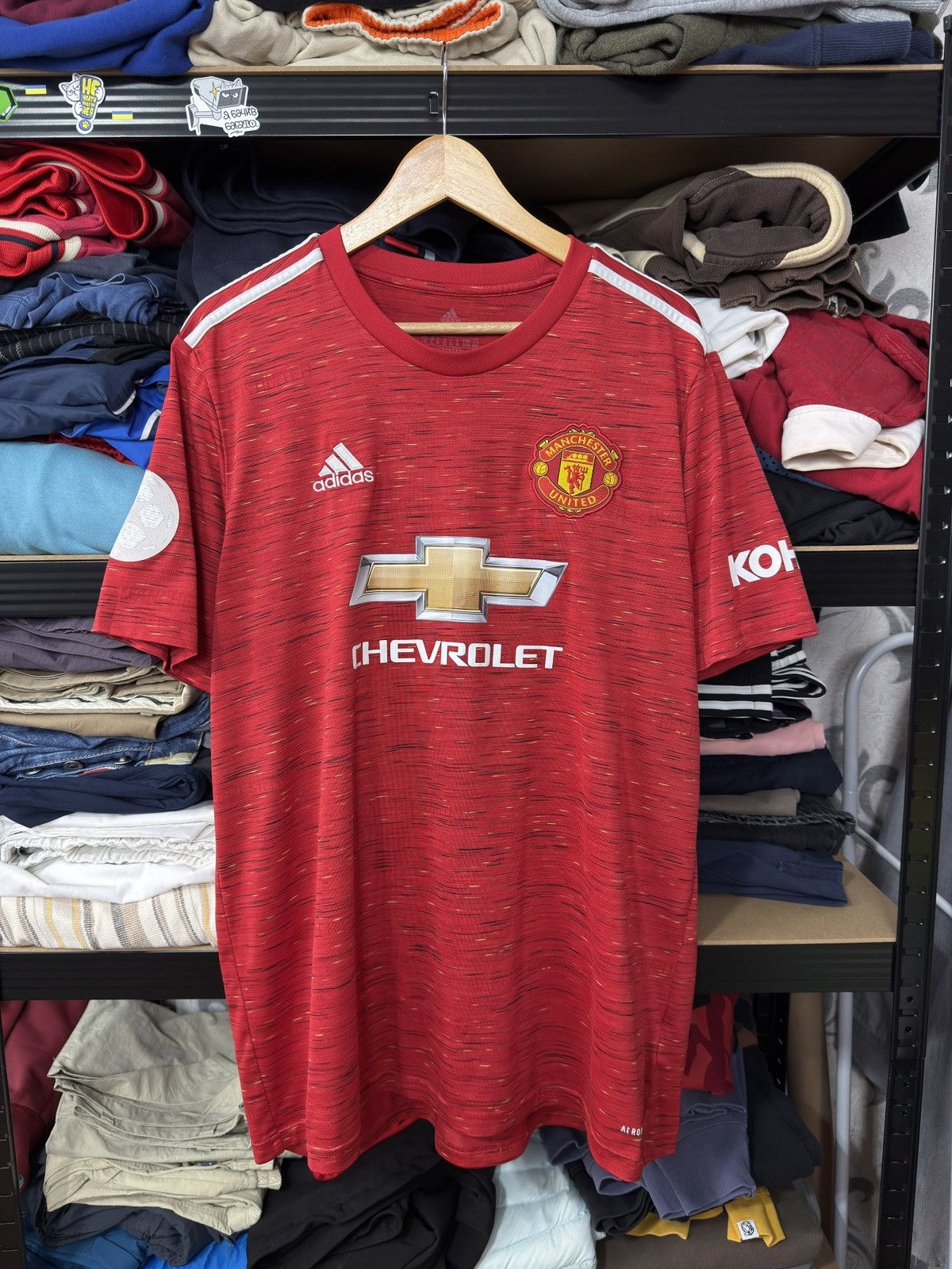 Adidas ADIDAS MANCHESTER UNITED RASHFORD #10 FOOTBALL SHIRT JERSEY Size US XL / EU 56 / 4 - 13 Thumbnail