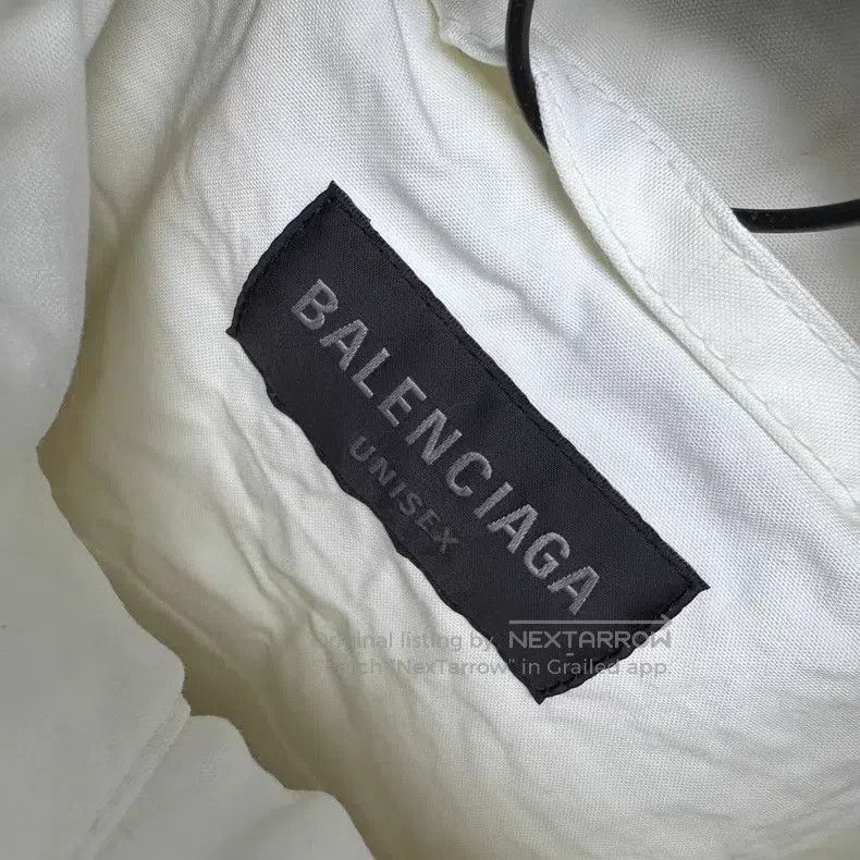 Balenciaga Balenciaga White Racing LOGO Embroidered Zipper Windbreake Size US XS / EU 42 / 0 - 6 Thumbnail
