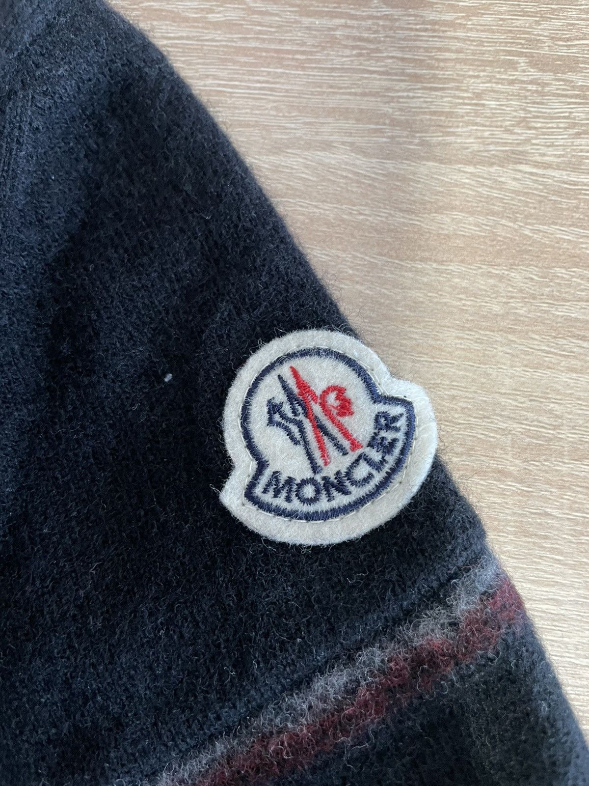 Moncler Moncler Logo Wool sweatshirt Size US M / EU 48-50 / 2 - 16 Thumbnail