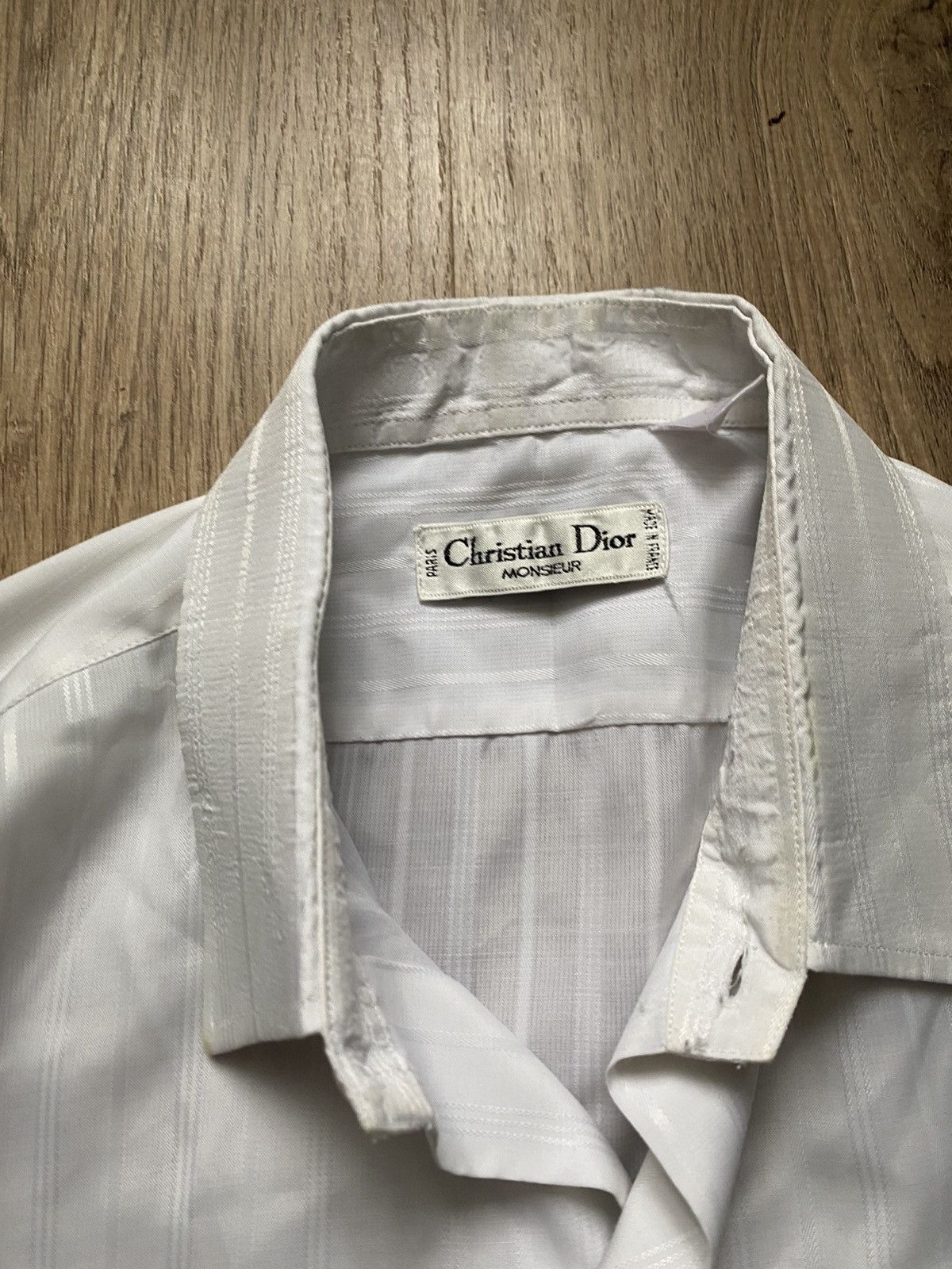Christian Dior Monsieur × Vintage Vintage 90’s Christian Dior pocket logo slik shirt Size US L / EU 52-54 / 3 - 2 Thumbnail