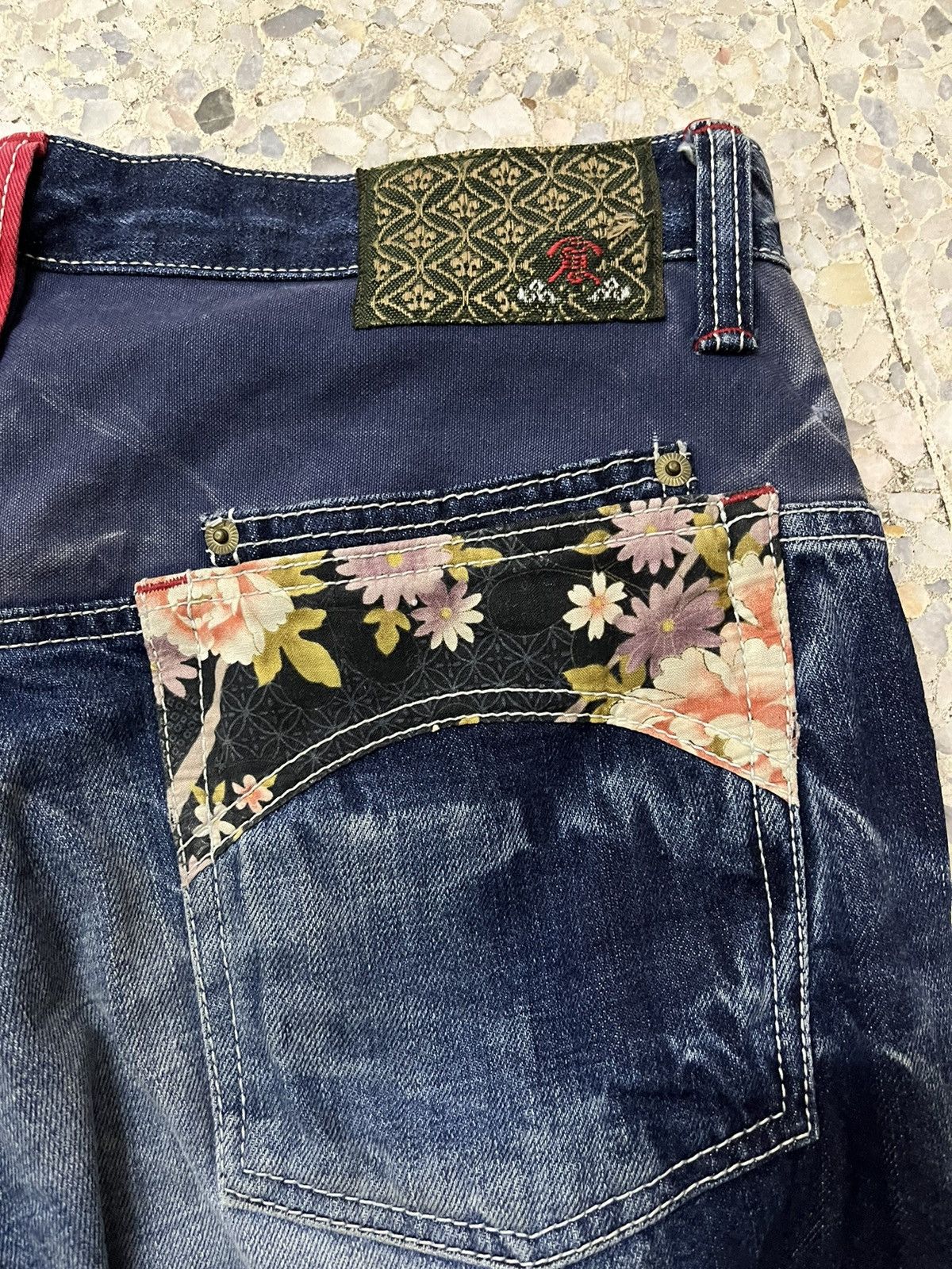 Japanese Brand Japanese brand Eternal distressed denim sakura design Size US 33 - 10 Thumbnail