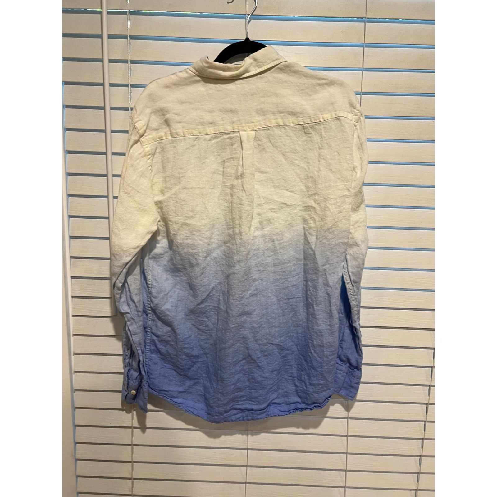 Peter Millar Peter Millar Seaside 100% Linen Shirt Mens Medium Blue Ombre Size US M / EU 48-50 / 2 - 3 Thumbnail