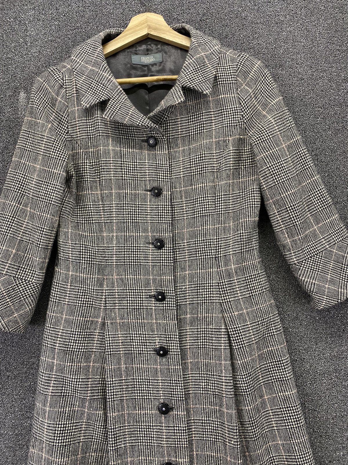 Vintage Vintge Franco Ferraro Shirts Button Up Long Jacket Size XS / US 0-2 / IT 36-38 - 3 Thumbnail