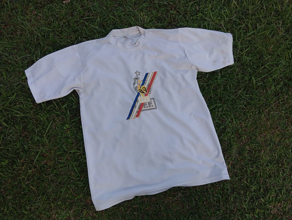 Vintage France 🐓 90s 2000s y2K Vintage Jersey Promo World Cup 🌎 Size US L / EU 52-54 / 3 - 2 Thumbnail