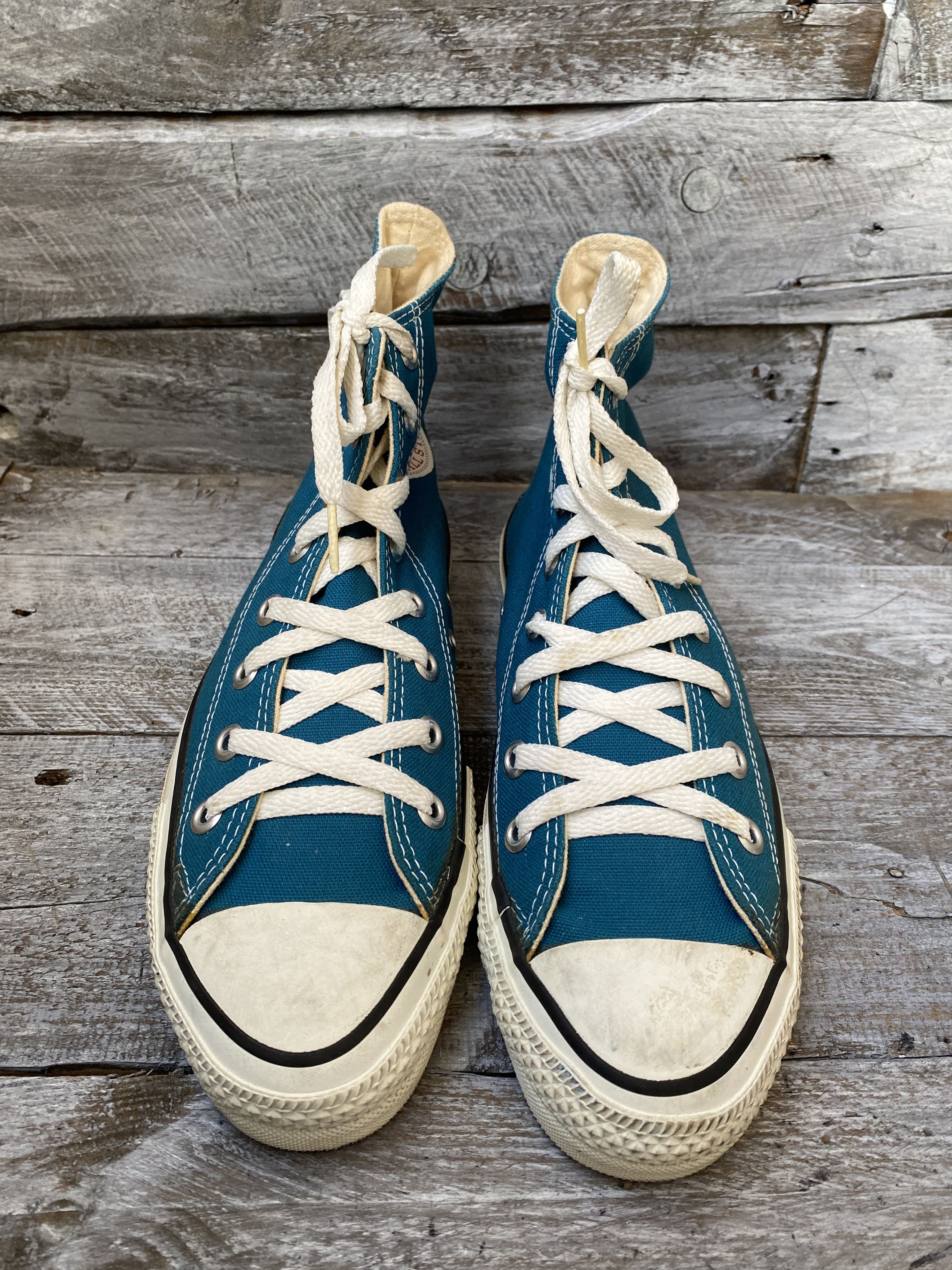 Converse × Vintage Vintage 90's converse hi-top sneakers sz8 Size US 8 / EU 41 - 2 Thumbnail