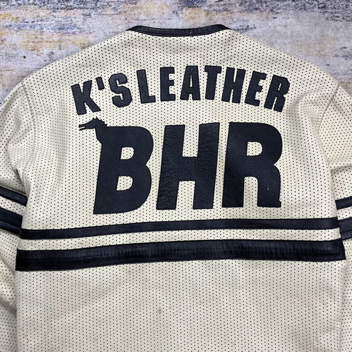 Kadoya Vintage K’s Kadoya black horse racing team leather jacket Size US M / EU 48-50 / 2 - 8 Thumbnail