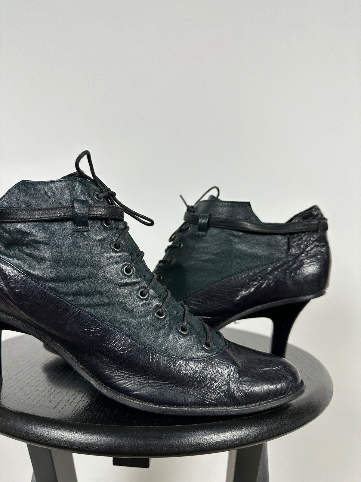 Marithe + Francois Girbaud Vintage Marithe Francois Girbaud Lace Up Ankle Boots Size US 10 / IT 40 - 16 Thumbnail