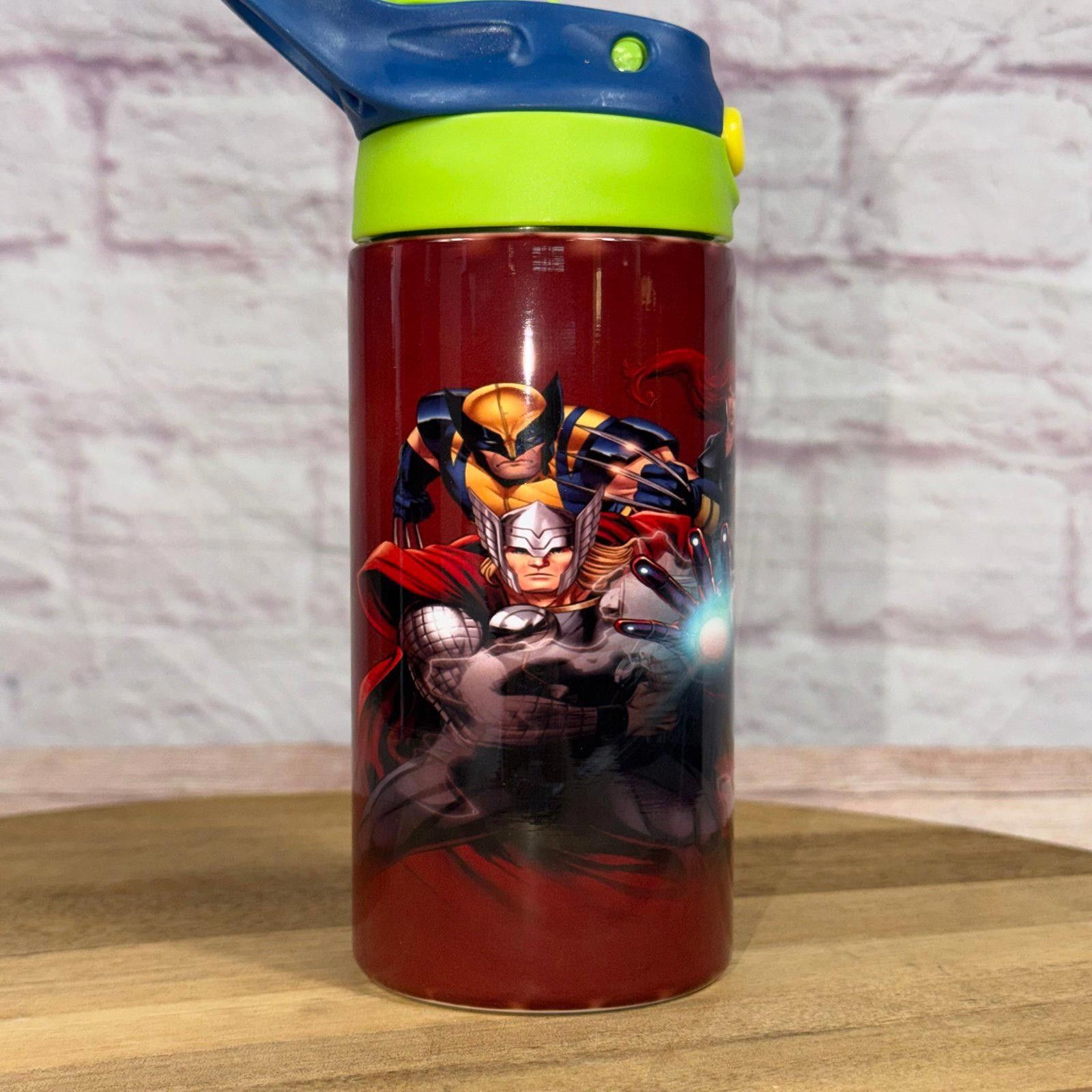 Handmade Marvel Avengers Sublimated Water Bottle New Size ONE SIZE - 2 Thumbnail